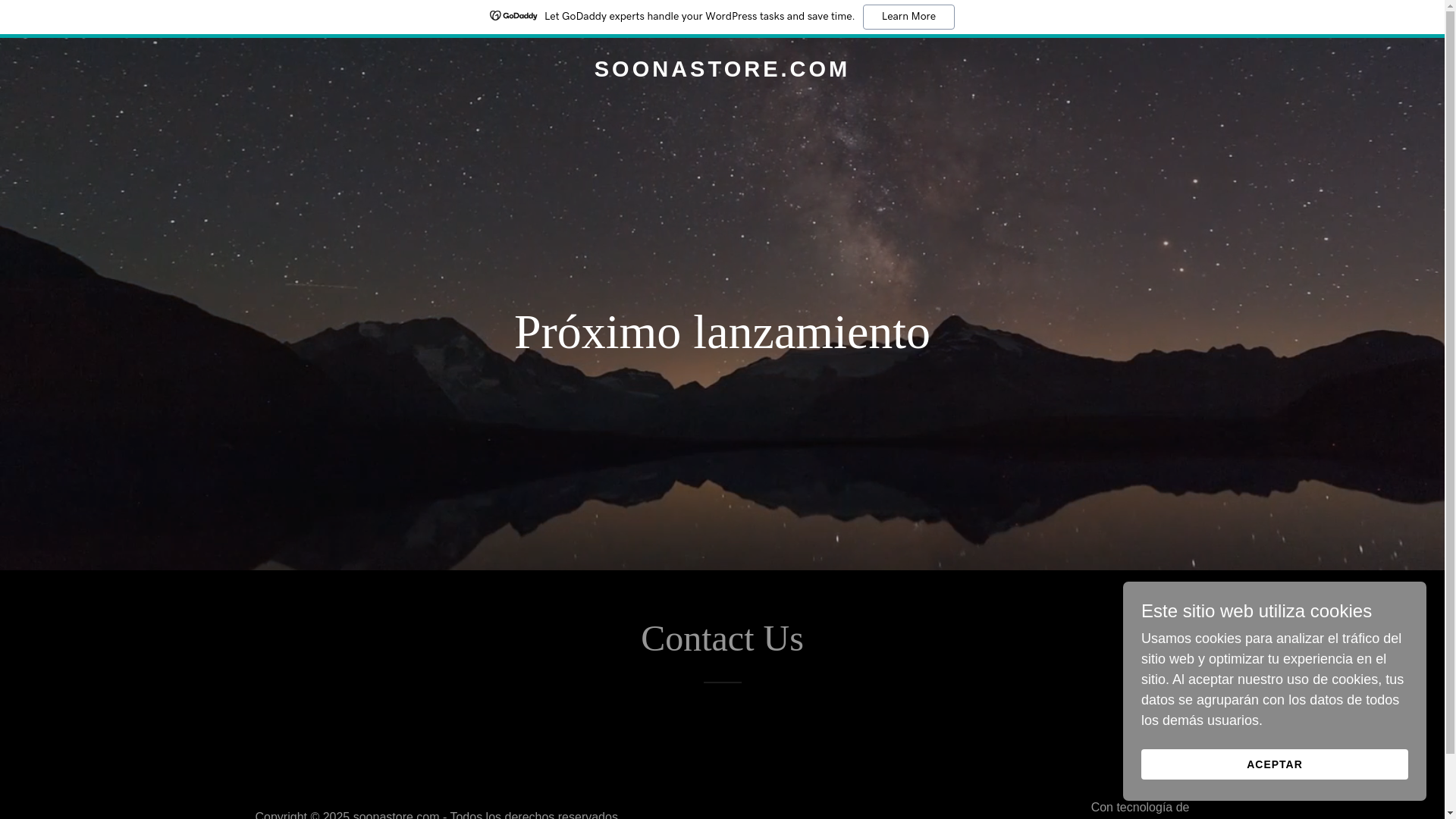 website screenshot of https://soonastore.com/