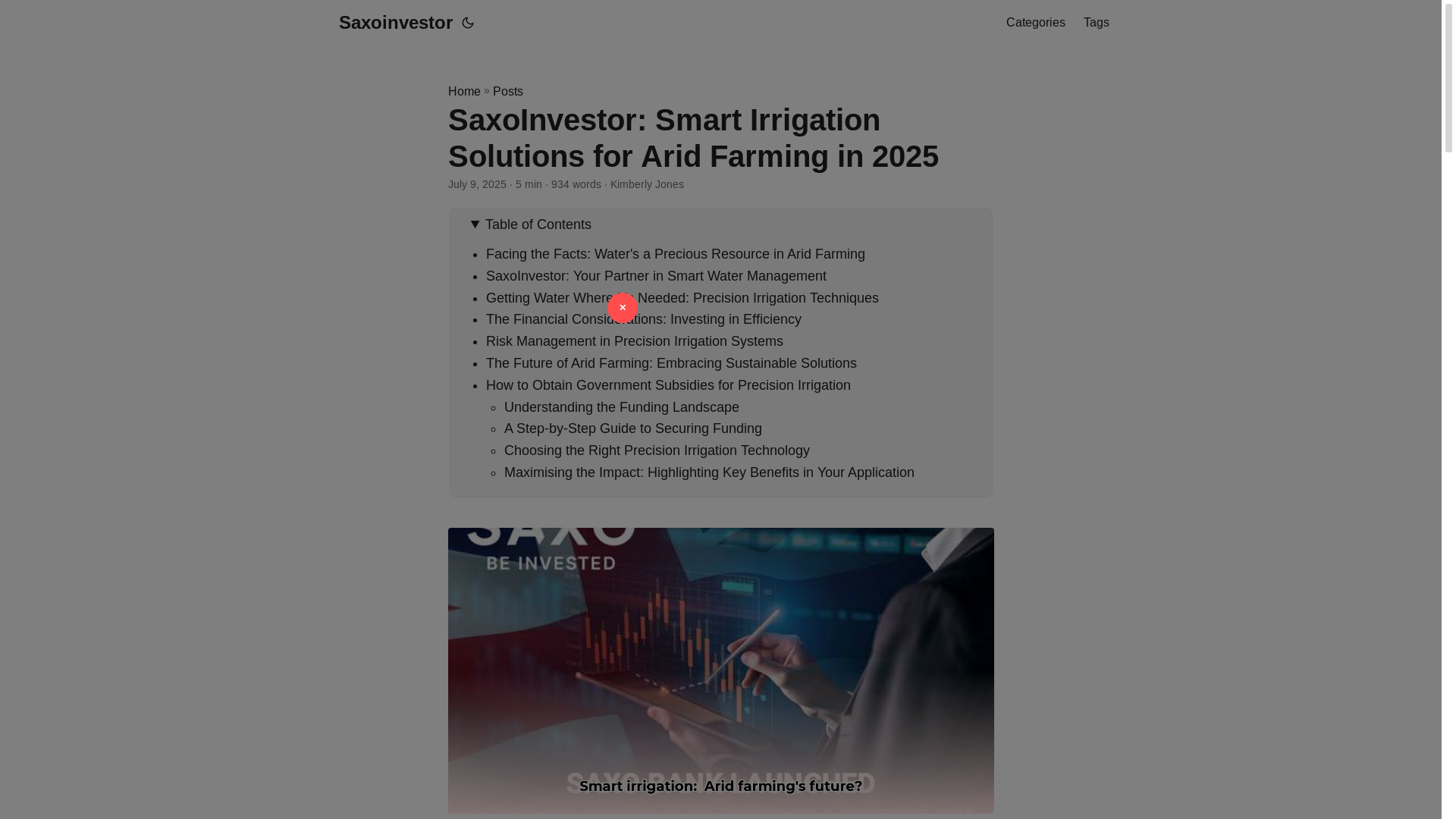 website screenshot of https://saxoinvestor.pages.dev/
