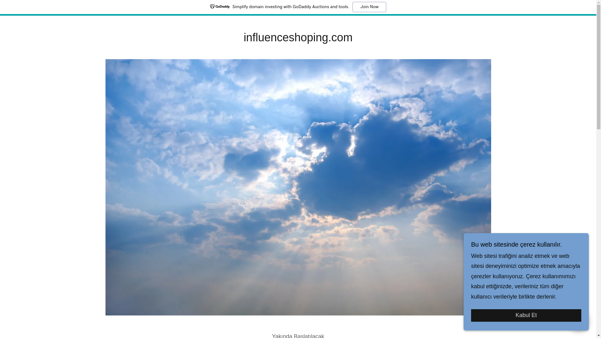 website screenshot of https://influenceshoping.com/