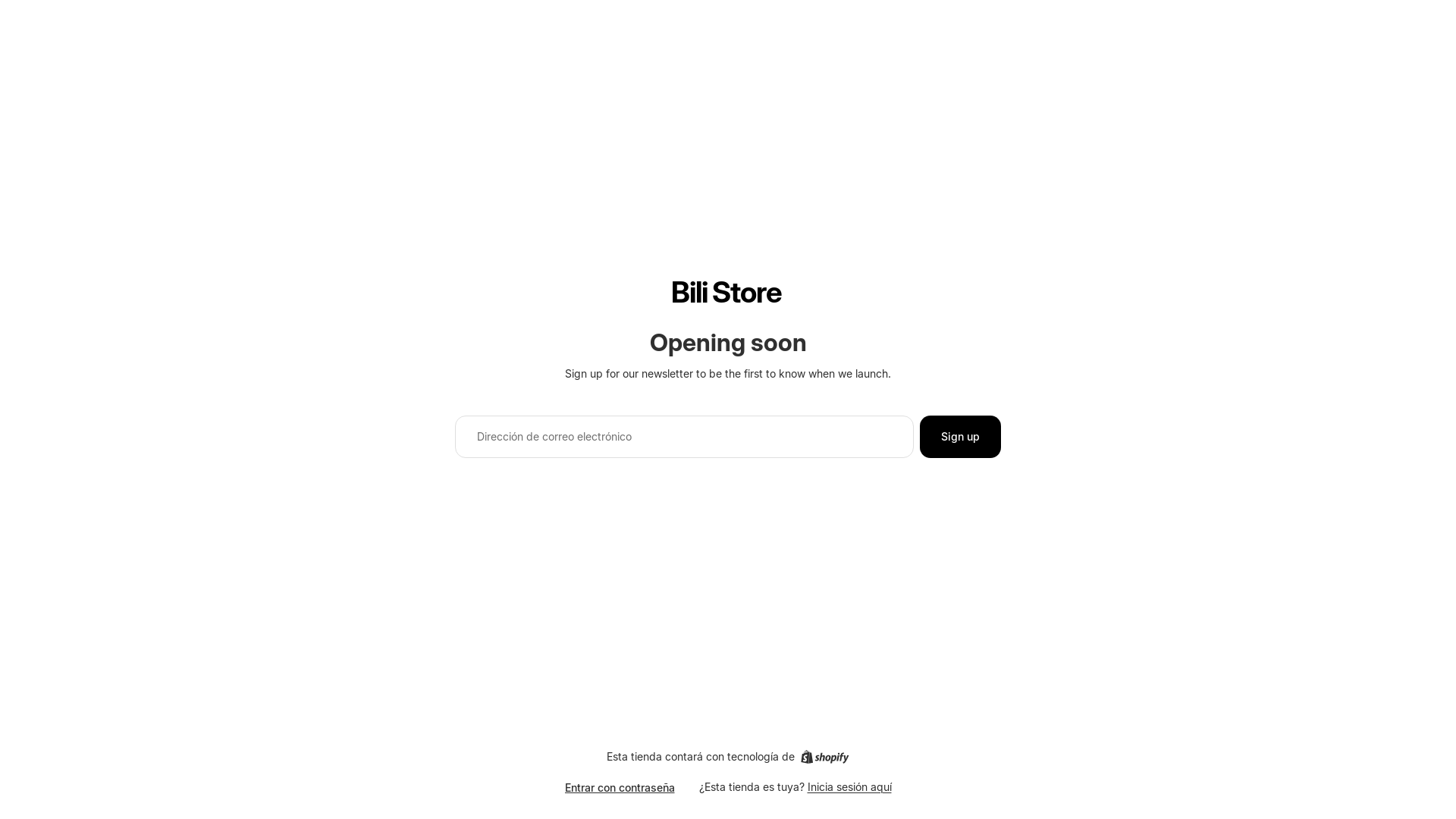 website screenshot of https://bilistore15.com/