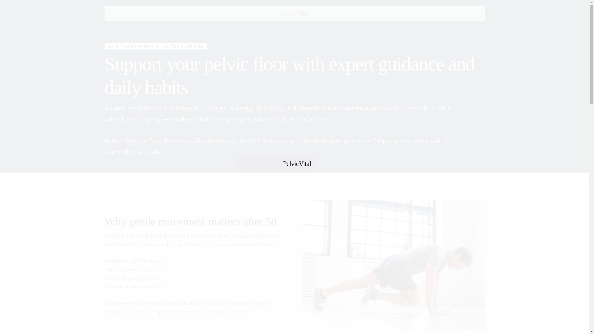 website screenshot of https://pelvicvitalhub.info/