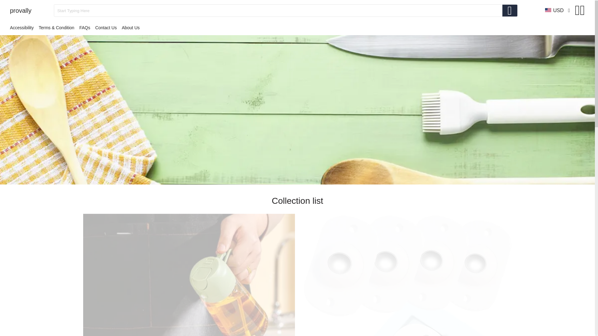 website screenshot of https://provally.com/