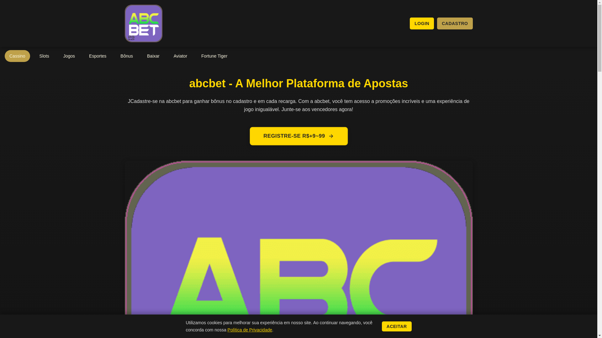 website screenshot of https://abcbetin.com/