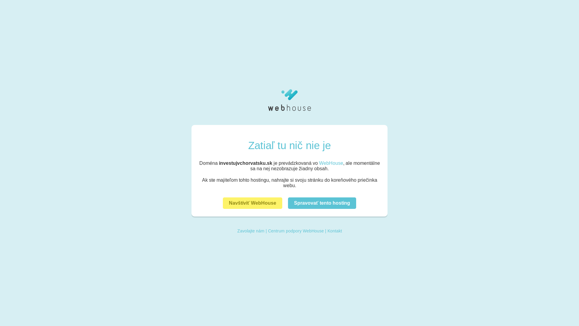 website screenshot of https://investujvchorvatsku.sk/