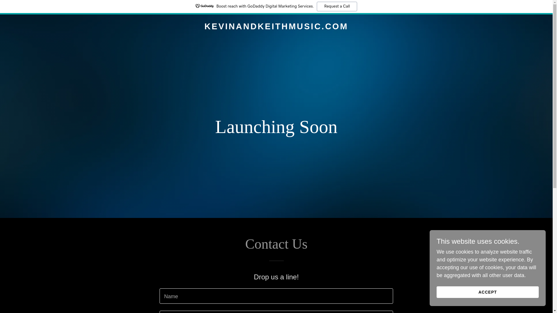 website screenshot of https://kevinandkeithmusic.com/