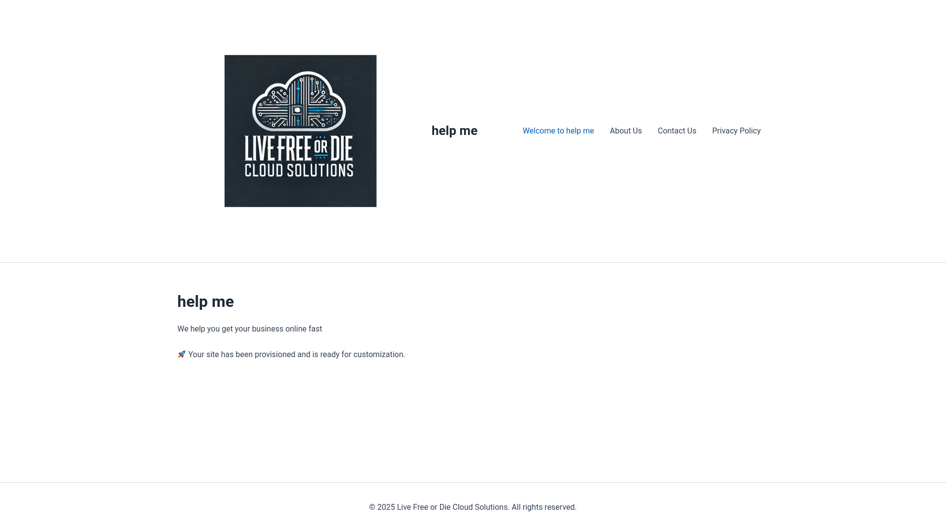 website screenshot of https://helpmejesus1234.xyz/