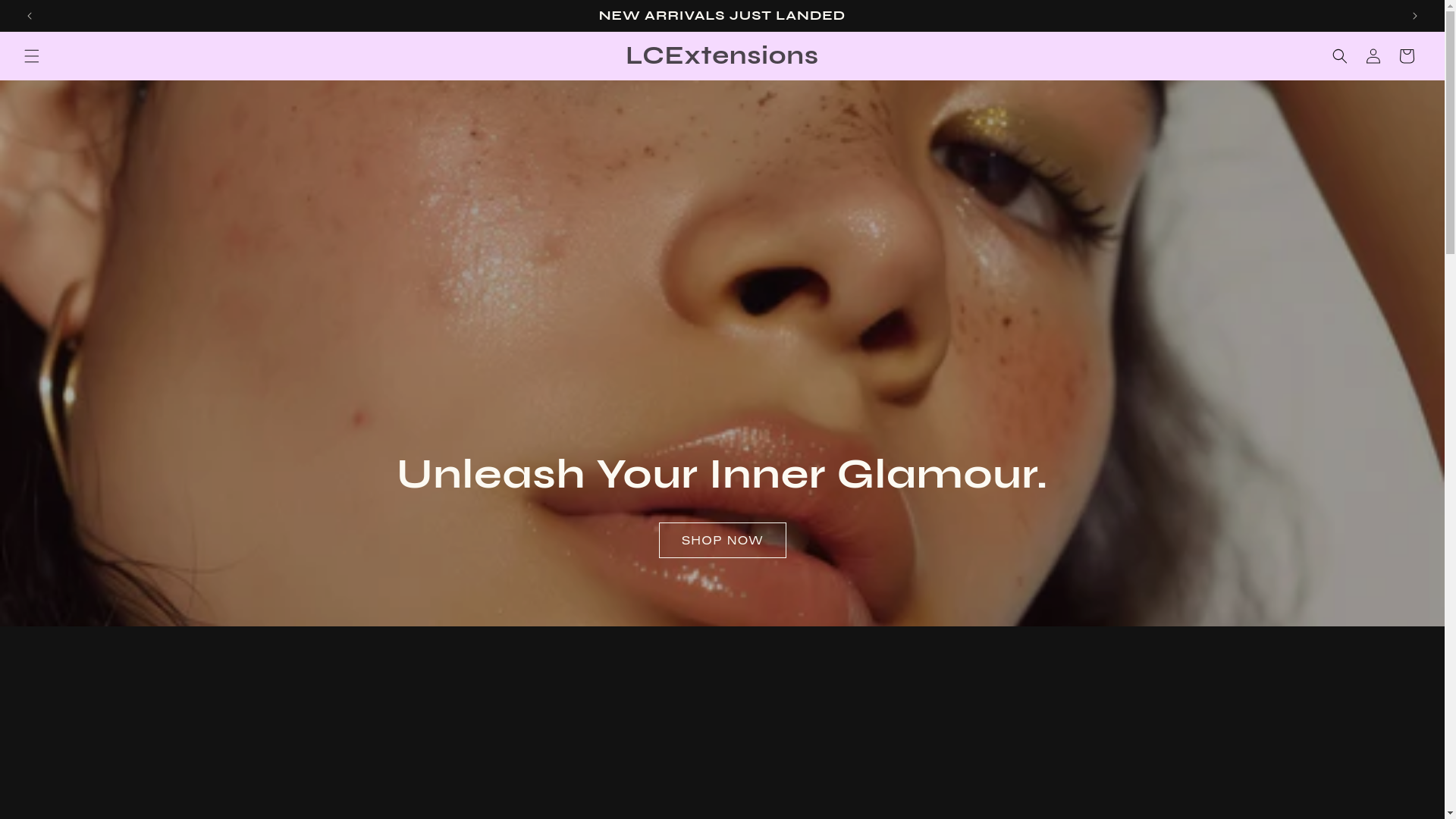 website screenshot of https://lcextensions.com/