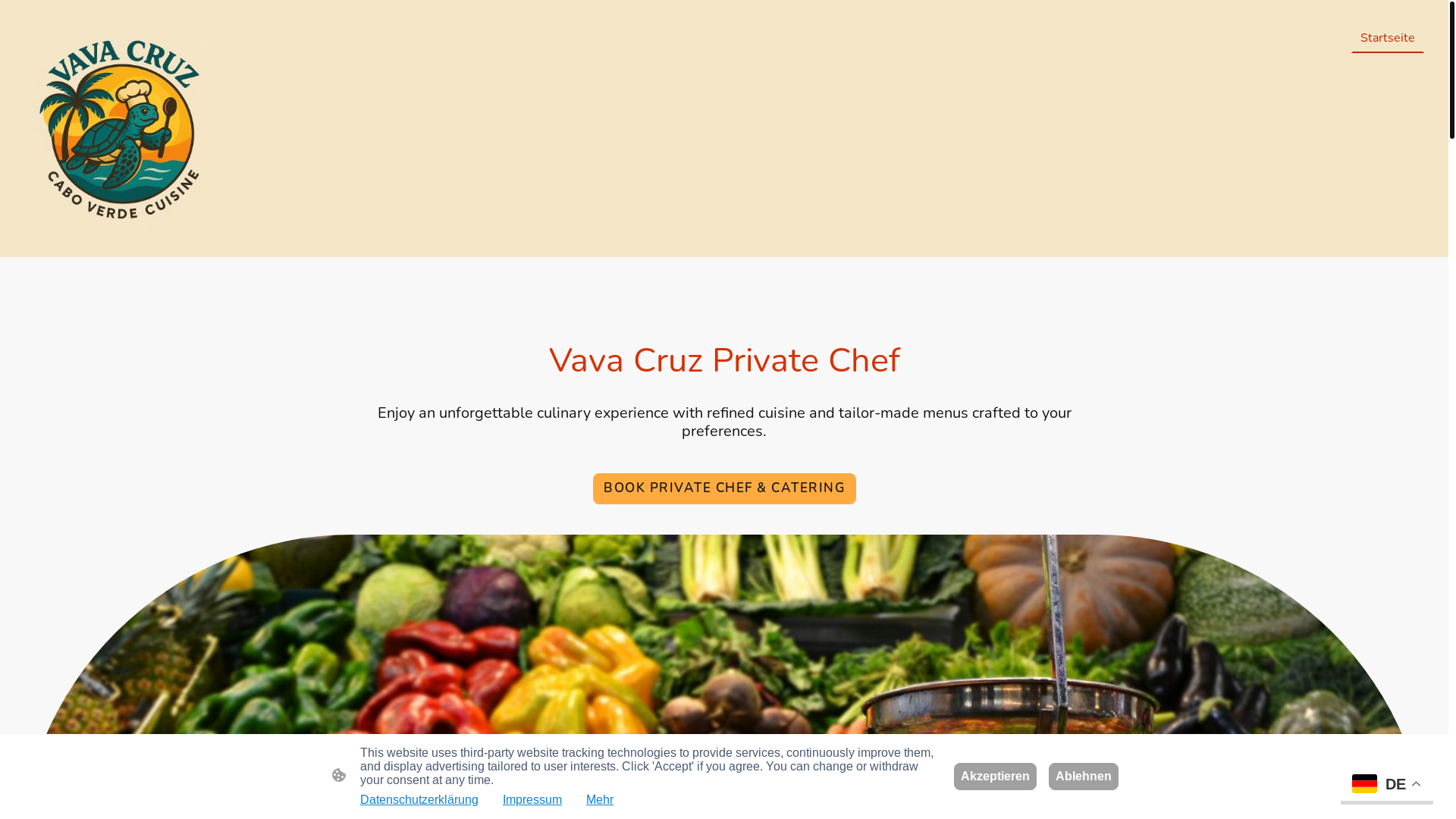 website screenshot of https://vavacruz.com/