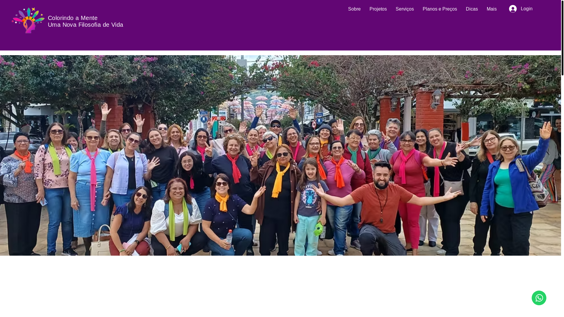 website screenshot of https://colorindoamente.com.br/