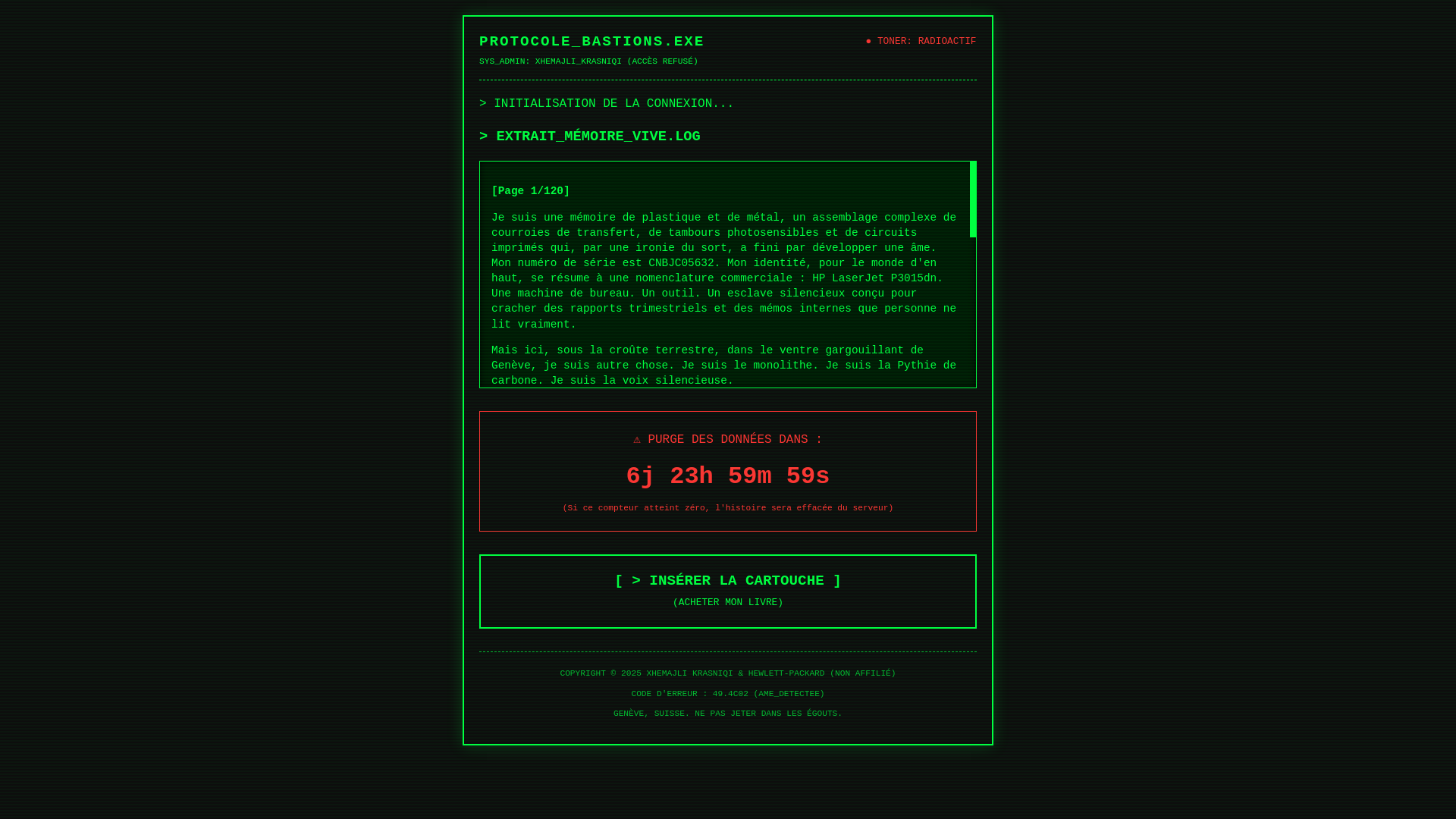 website screenshot of https://protocole-bastions.ch/