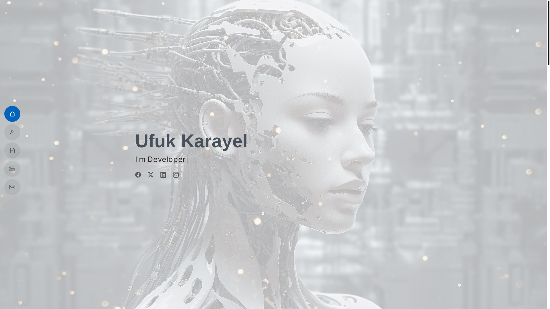 website screenshot of https://ufukkarayel.com.tr/