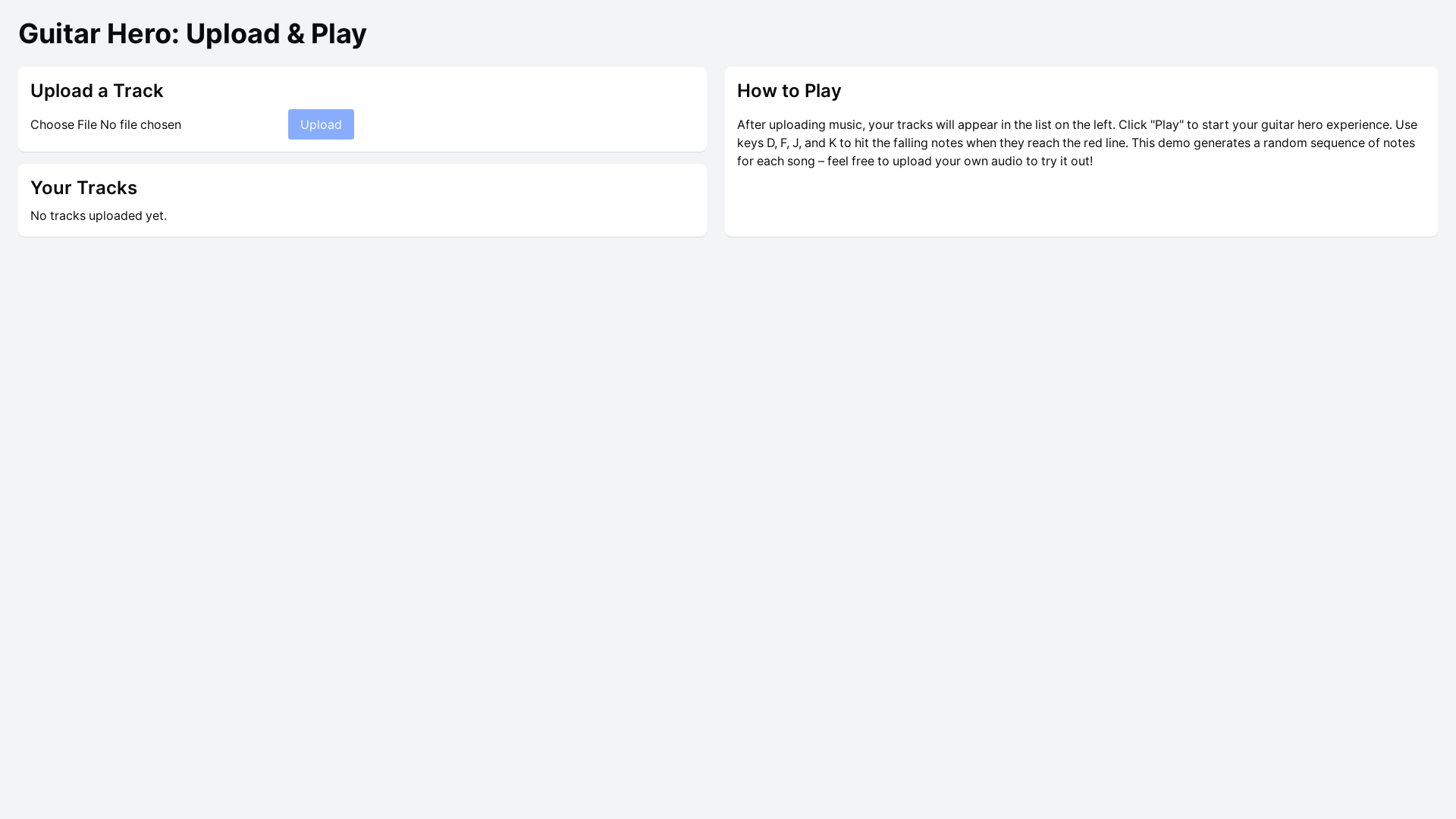 website screenshot of https://c5014a38-guitar-hero-stretch-frontend.pages.dev/