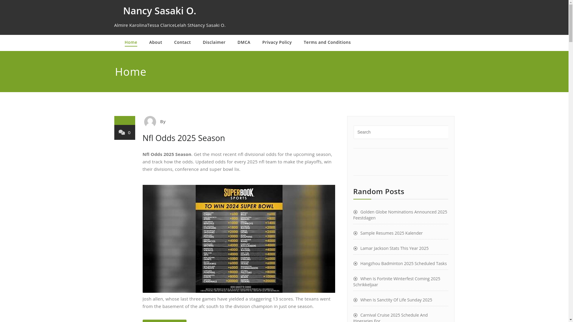website screenshot of https://nancysasakio.pages.dev/