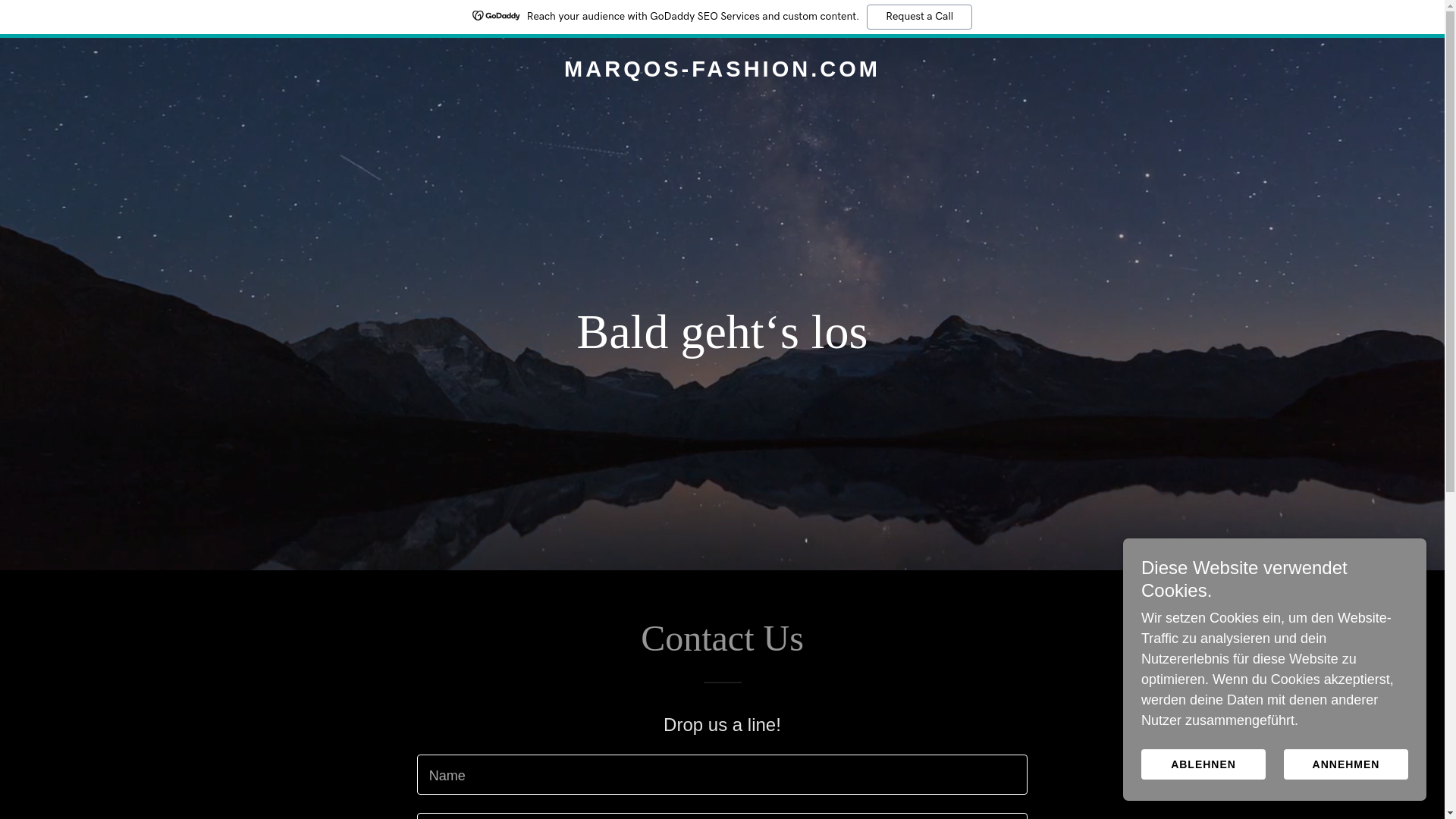 website screenshot of https://marqos-fashion.com/