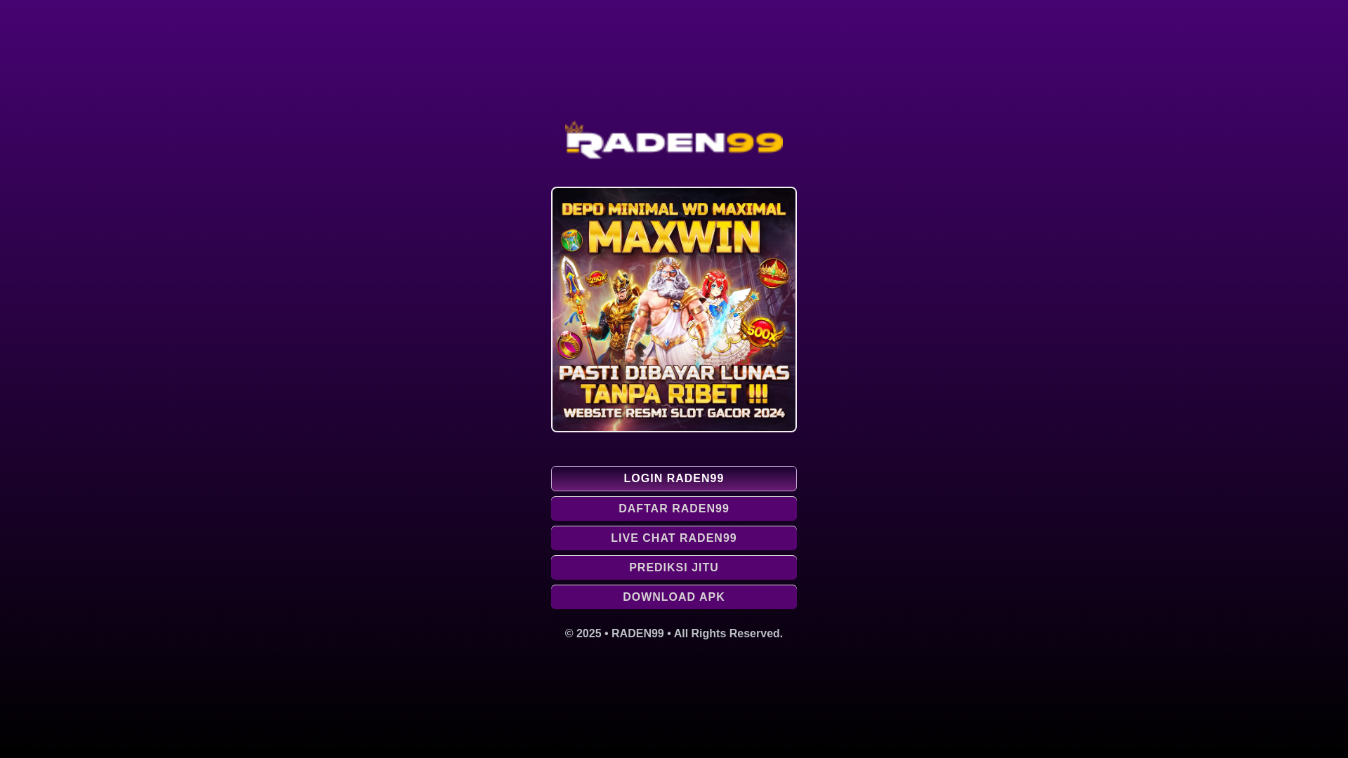 website screenshot of https://raden99.pages.dev/