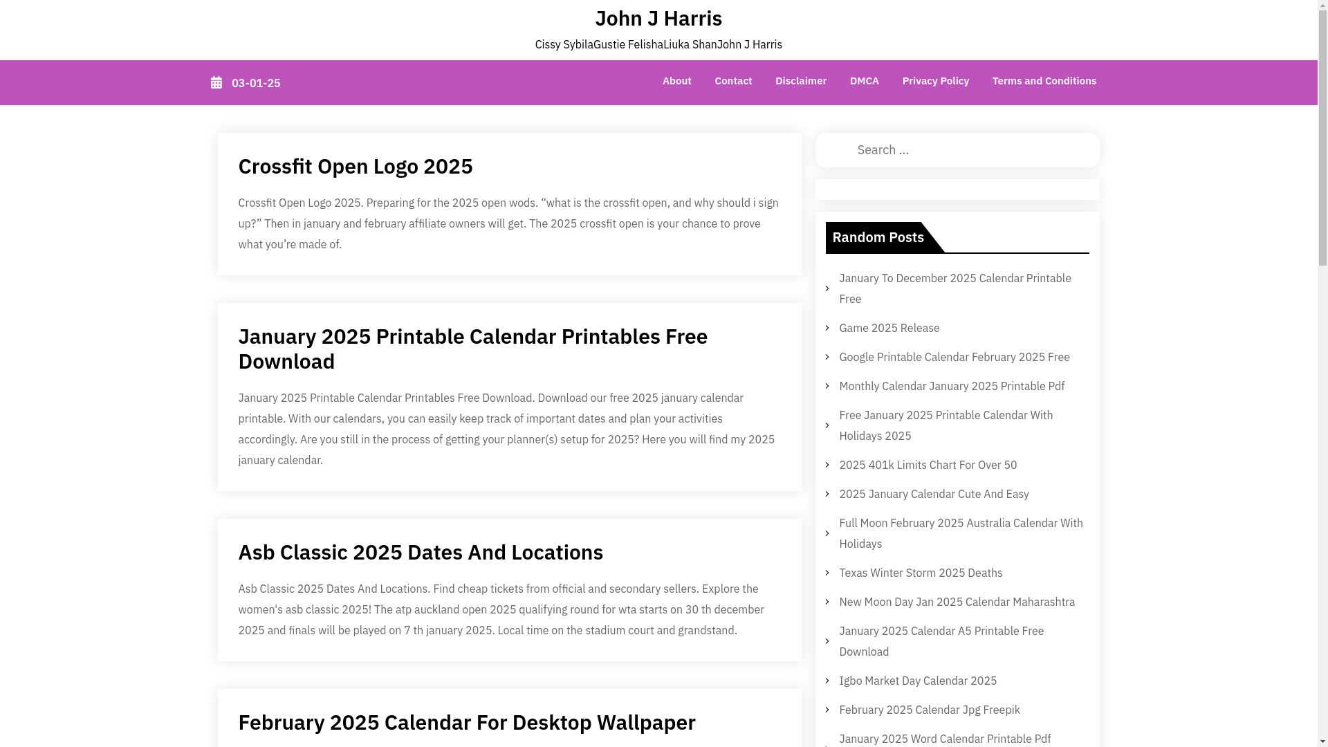 website screenshot of https://johnjharrisc.pages.dev/