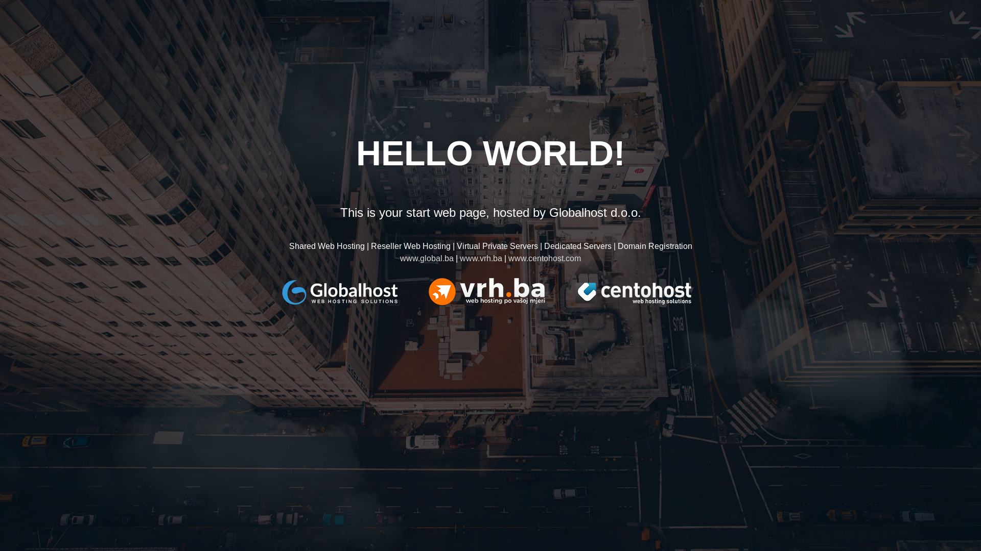 website screenshot of https://advancedagency.ba/