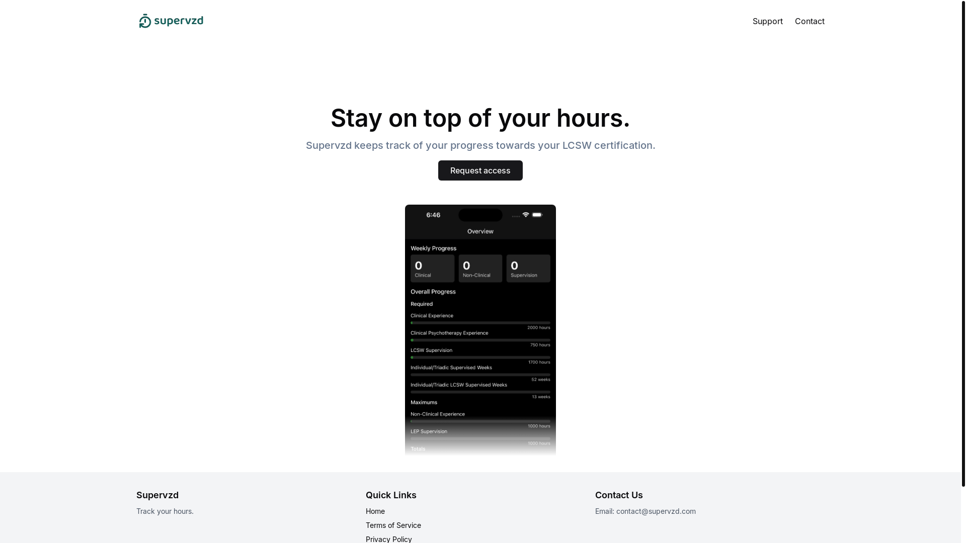 website screenshot of https://supervzd-landing-page.pages.dev/