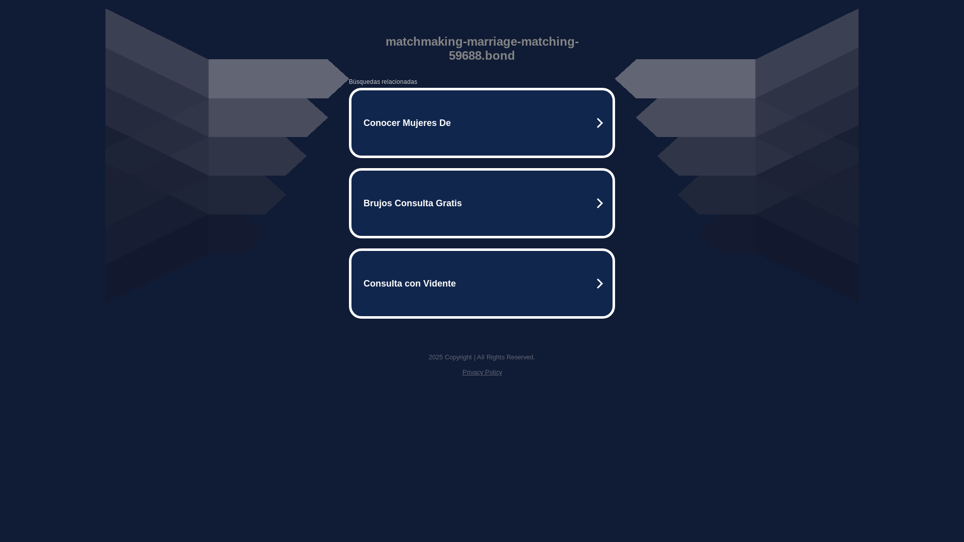 website screenshot of https://matchmaking-marriage-matching-59688.bond/