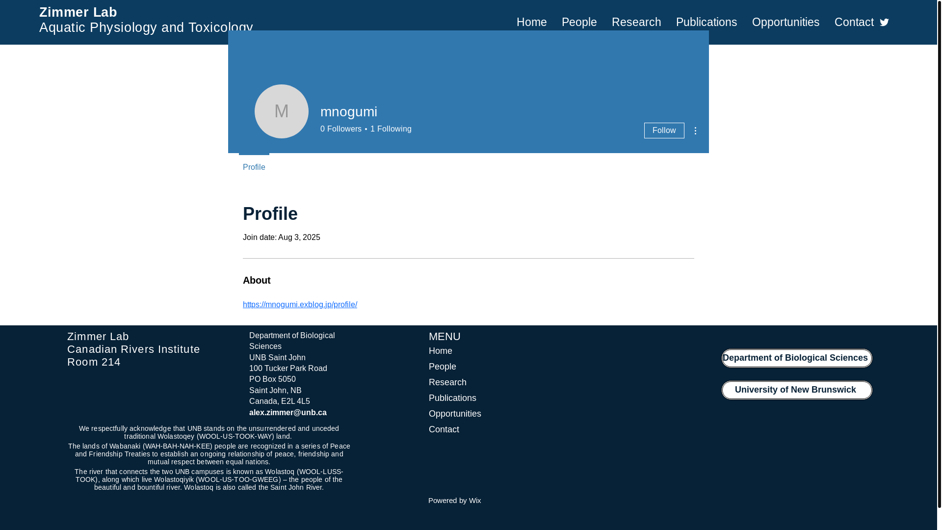 website screenshot of https://www.zimmerlab.ca/profile/mnogumi75723/profile