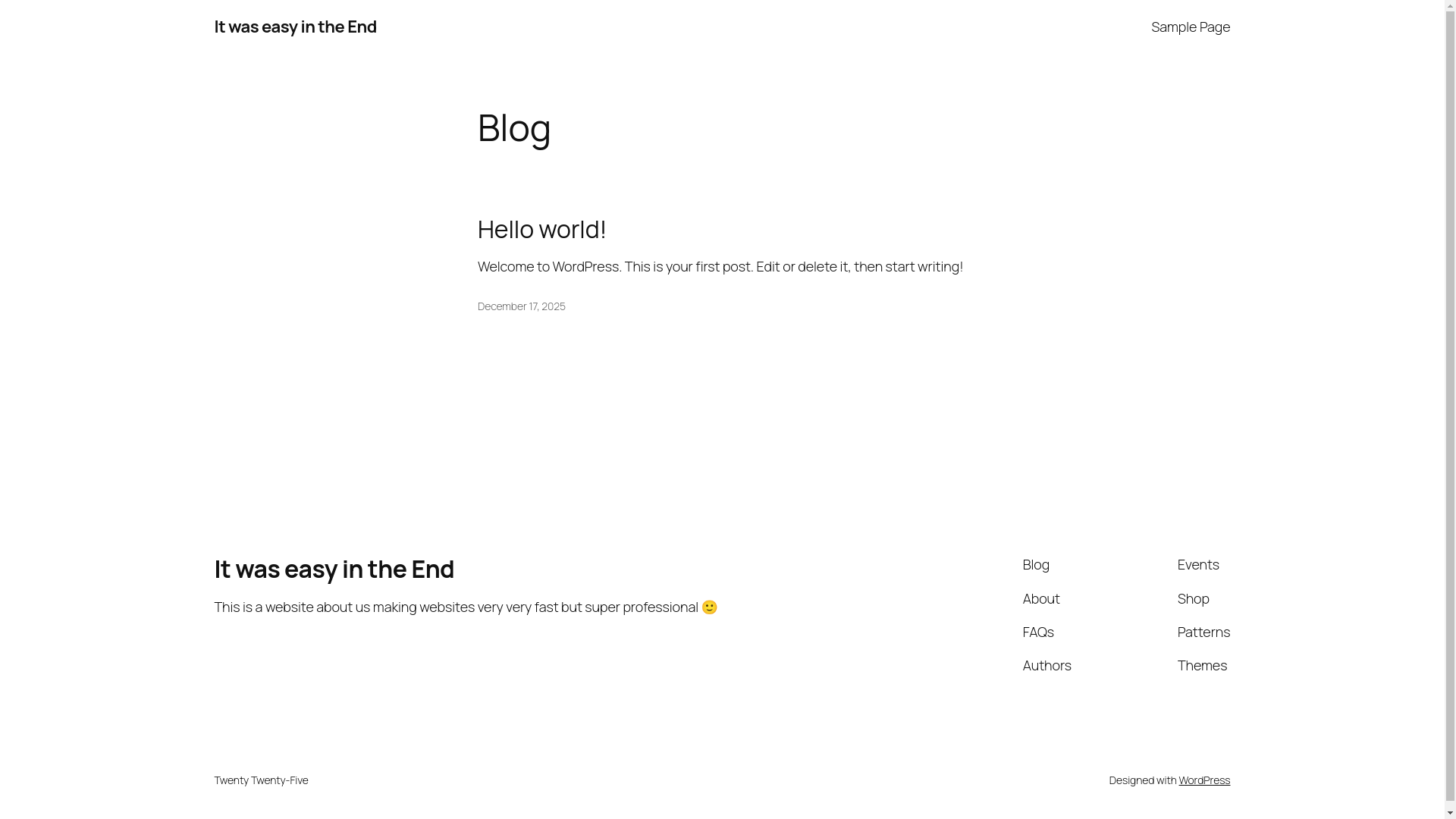website screenshot of https://ididntknowitwasthateasy.com/
