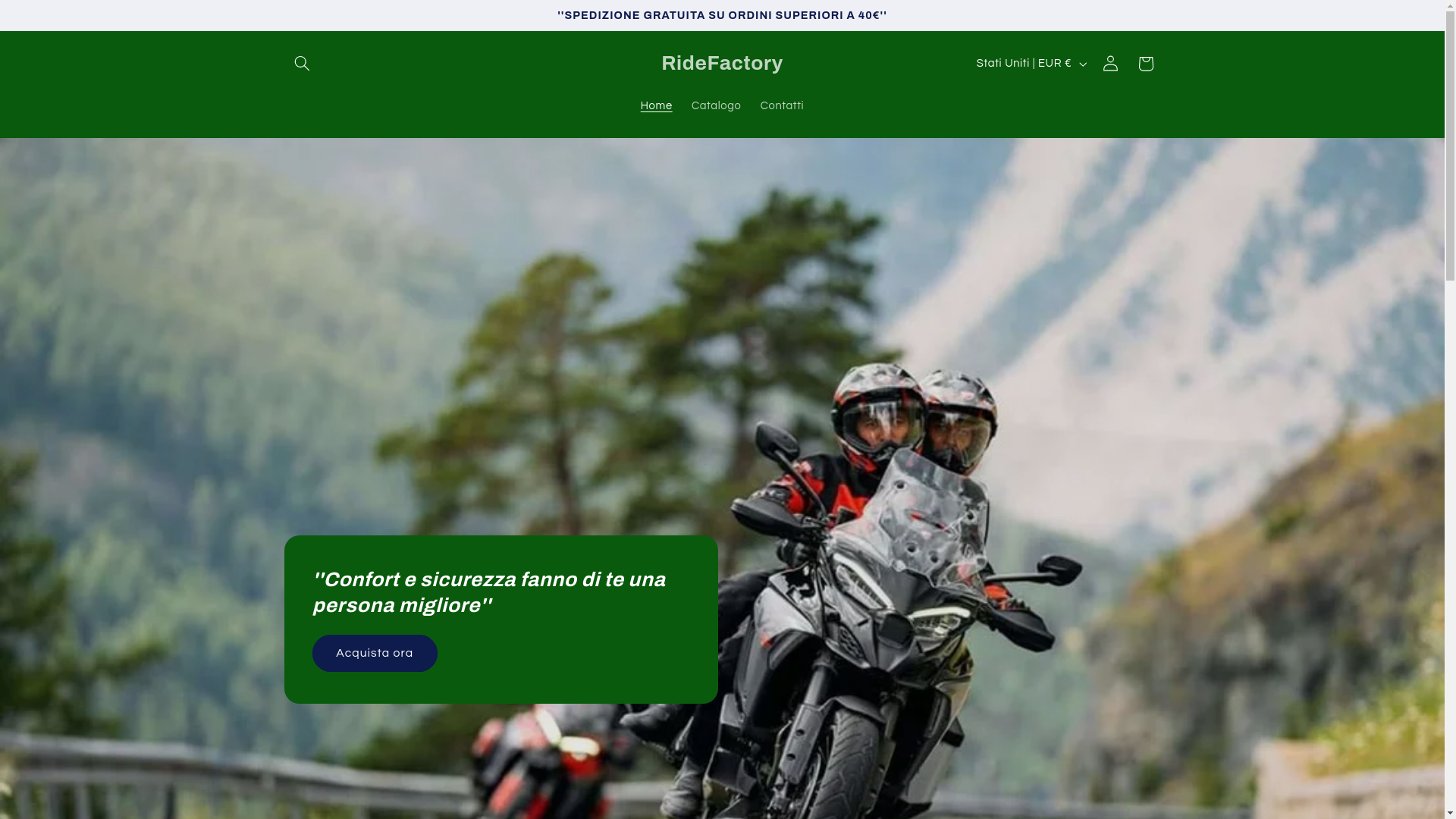 website screenshot of https://ridefactory98.com/