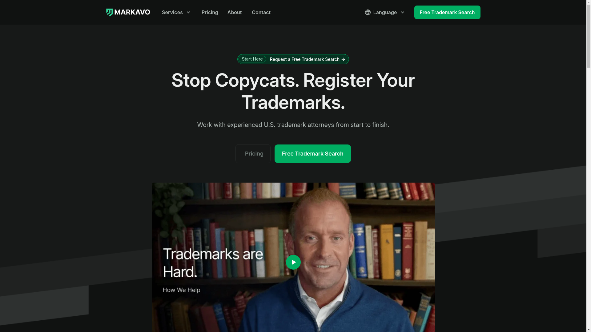 website screenshot of https://markavo96.com/