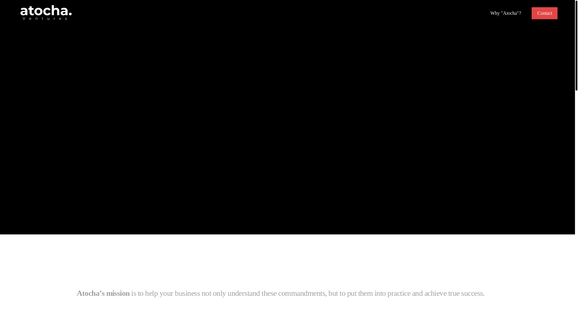 website screenshot of https://atocha.ca/