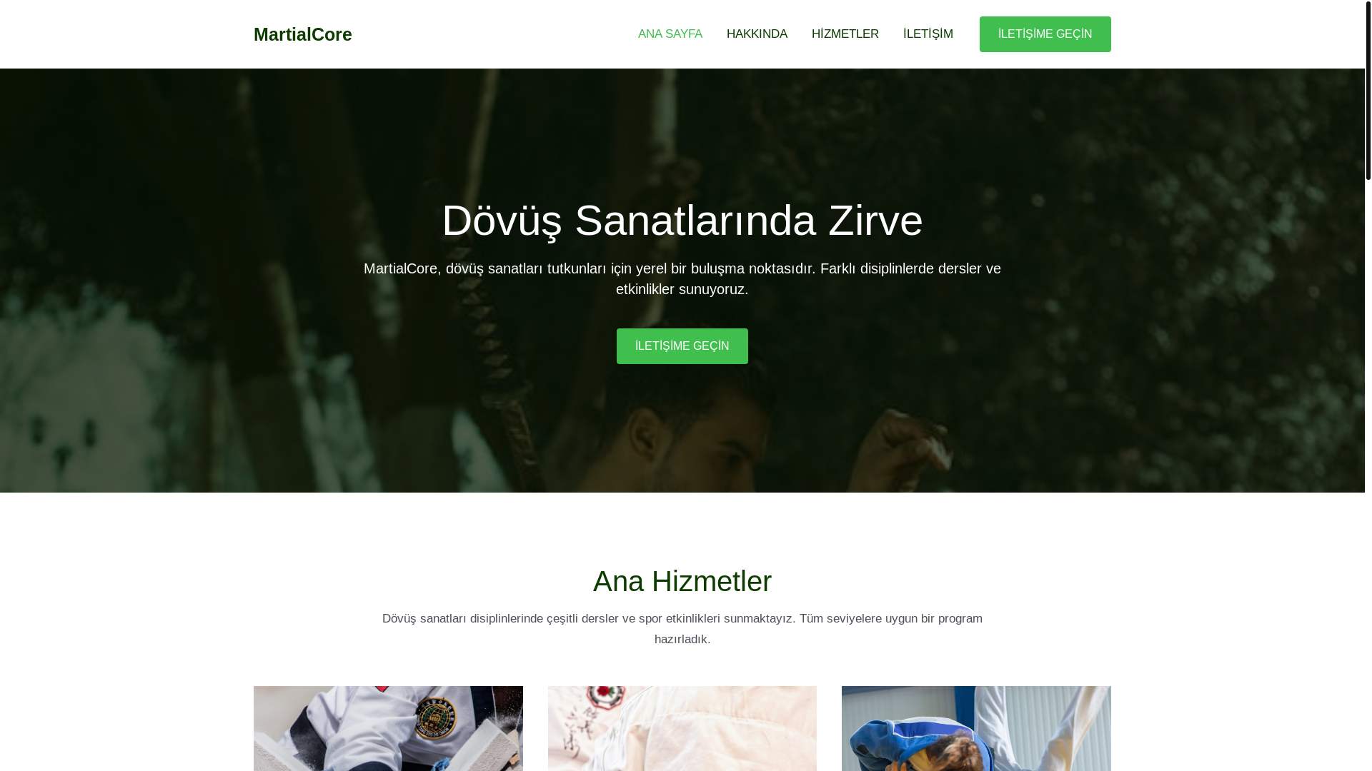 website screenshot of https://martcorehv.business/