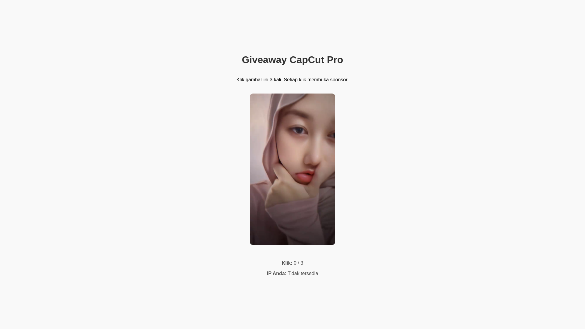 website screenshot of https://capcut-giveaway.pages.dev/