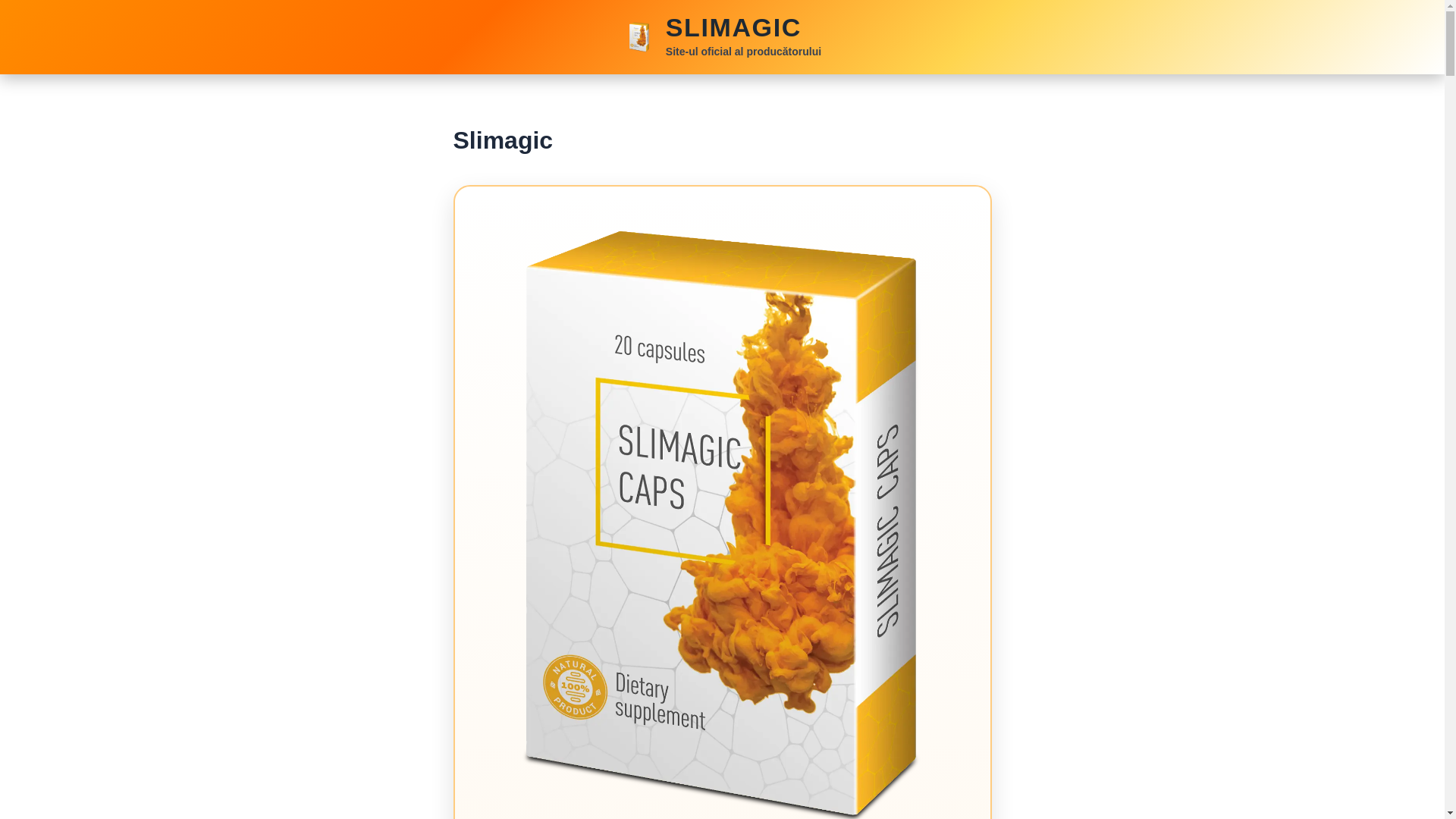 website screenshot of https://slimagic.ro/