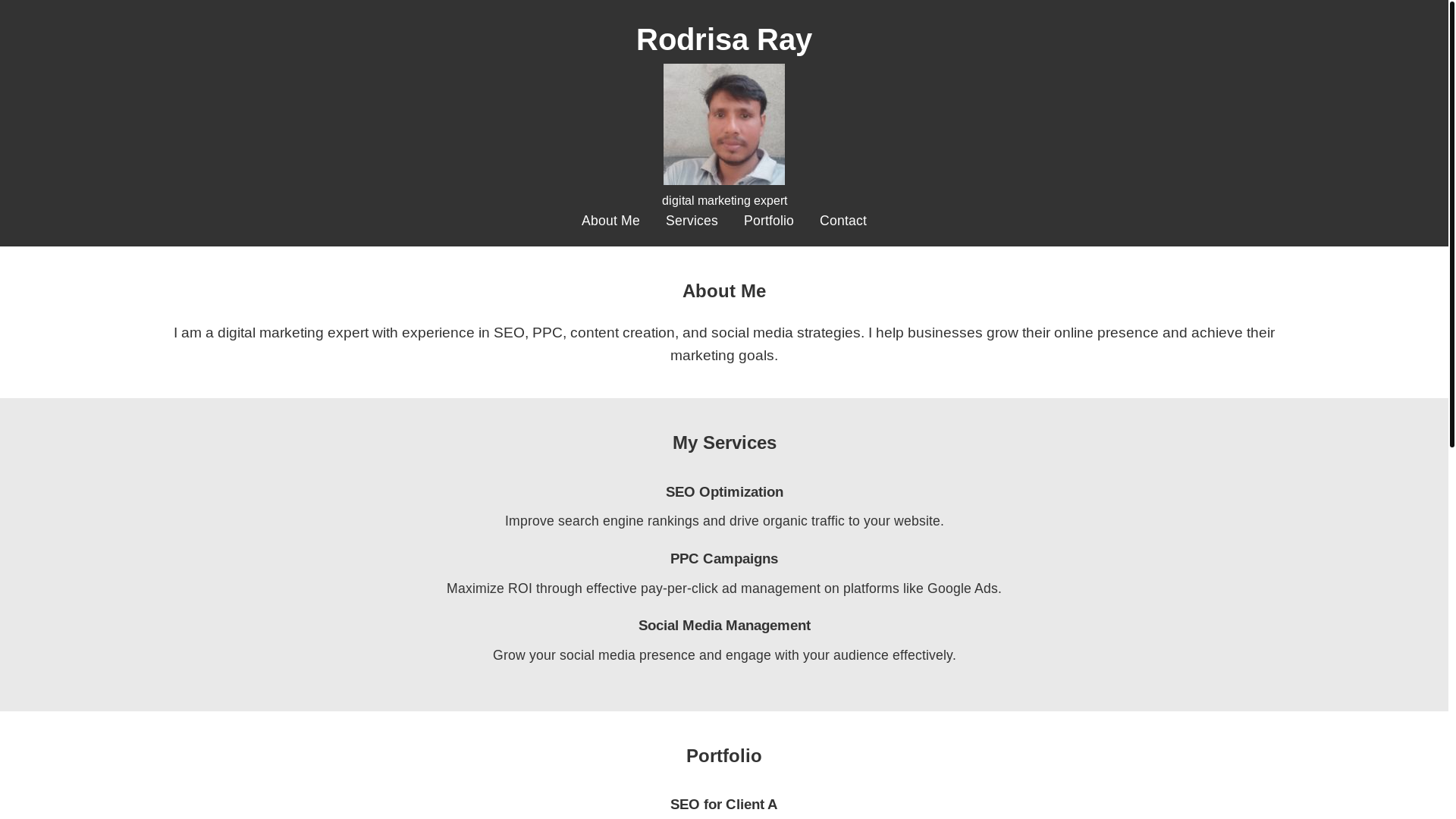 website screenshot of https://openrodrisaraydigitalmarketing.pages.dev/