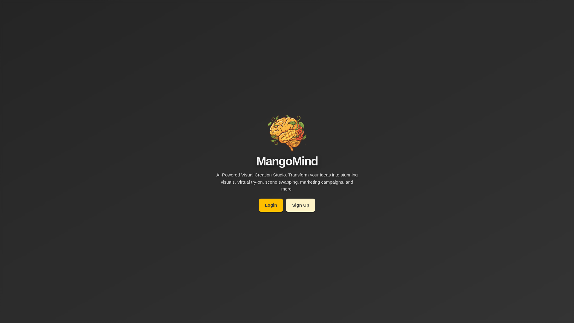 website screenshot of https://mangomind.pages.dev/