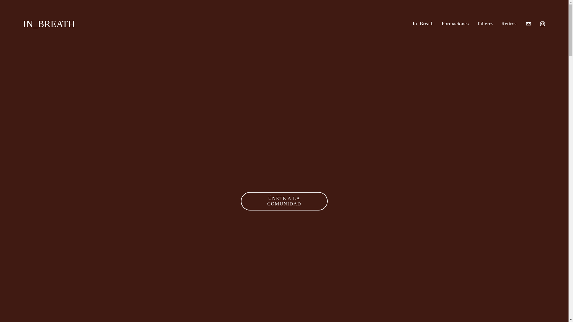 website screenshot of https://inbreath-trainings.com/