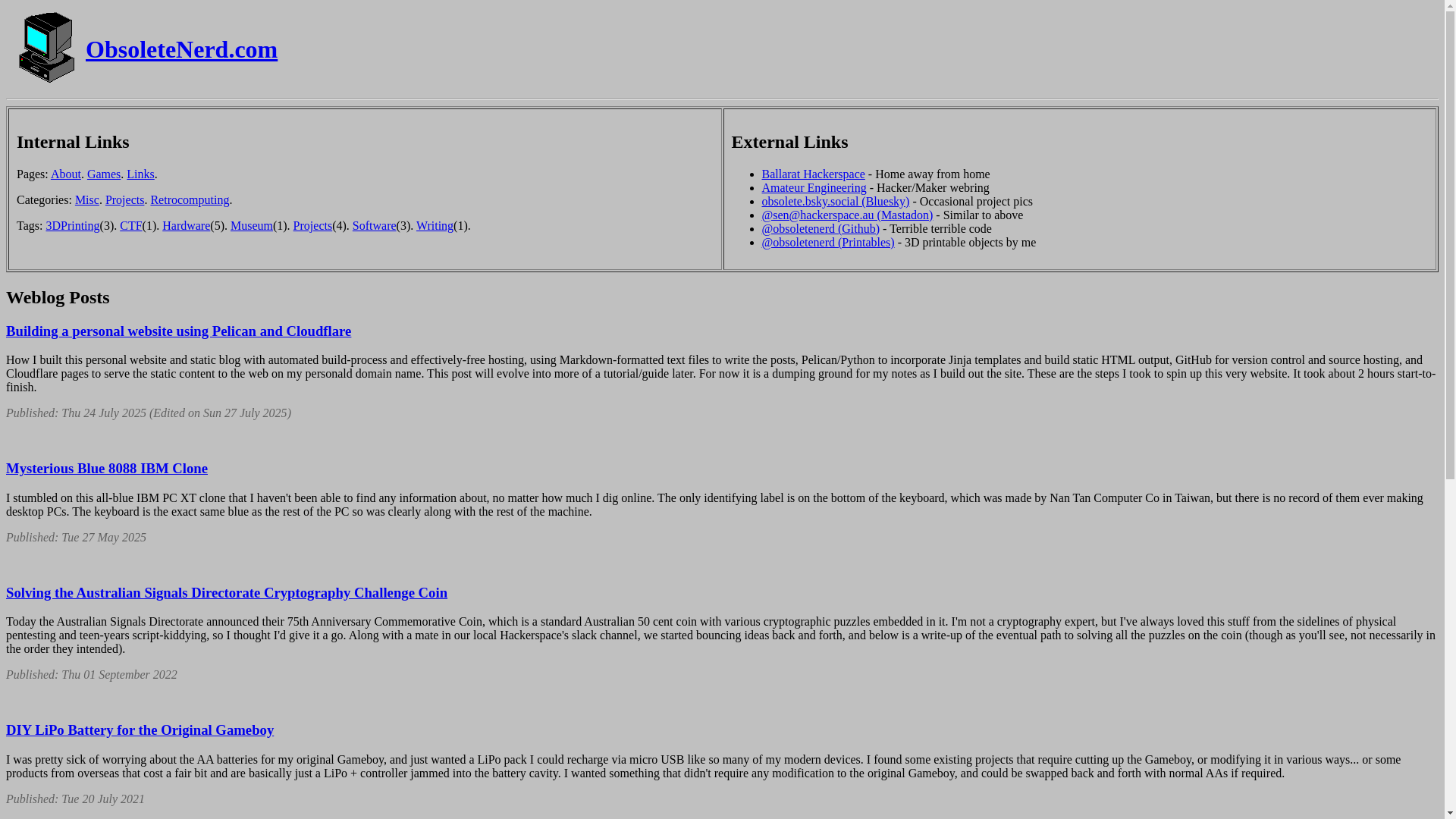 website screenshot of https://obsoletenerd-com.pages.dev/