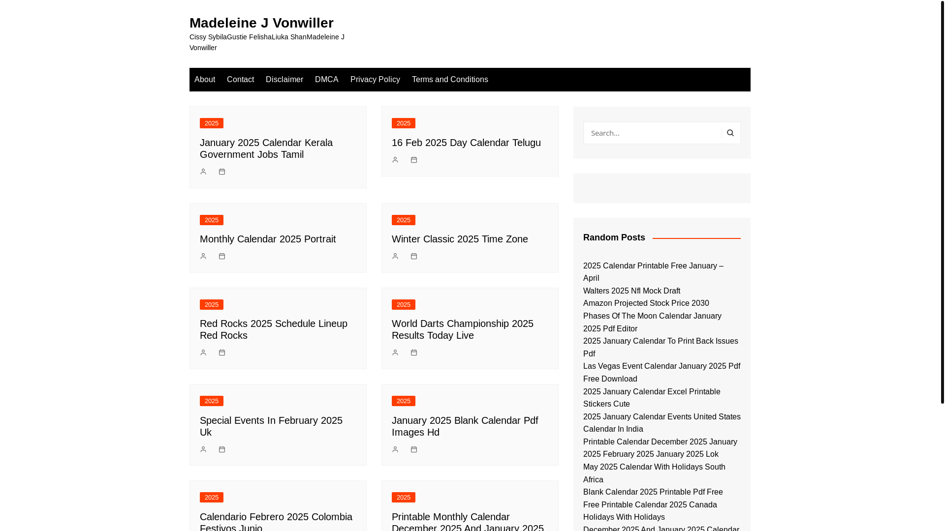 website screenshot of https://madeleinejvonwiller.pages.dev/