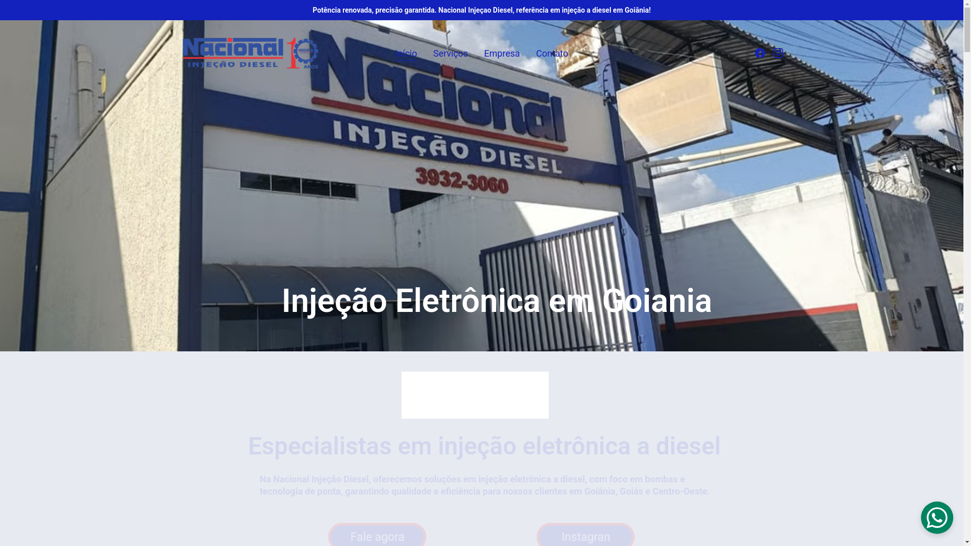 website screenshot of https://nacionalinjecaodiesel.com.br/