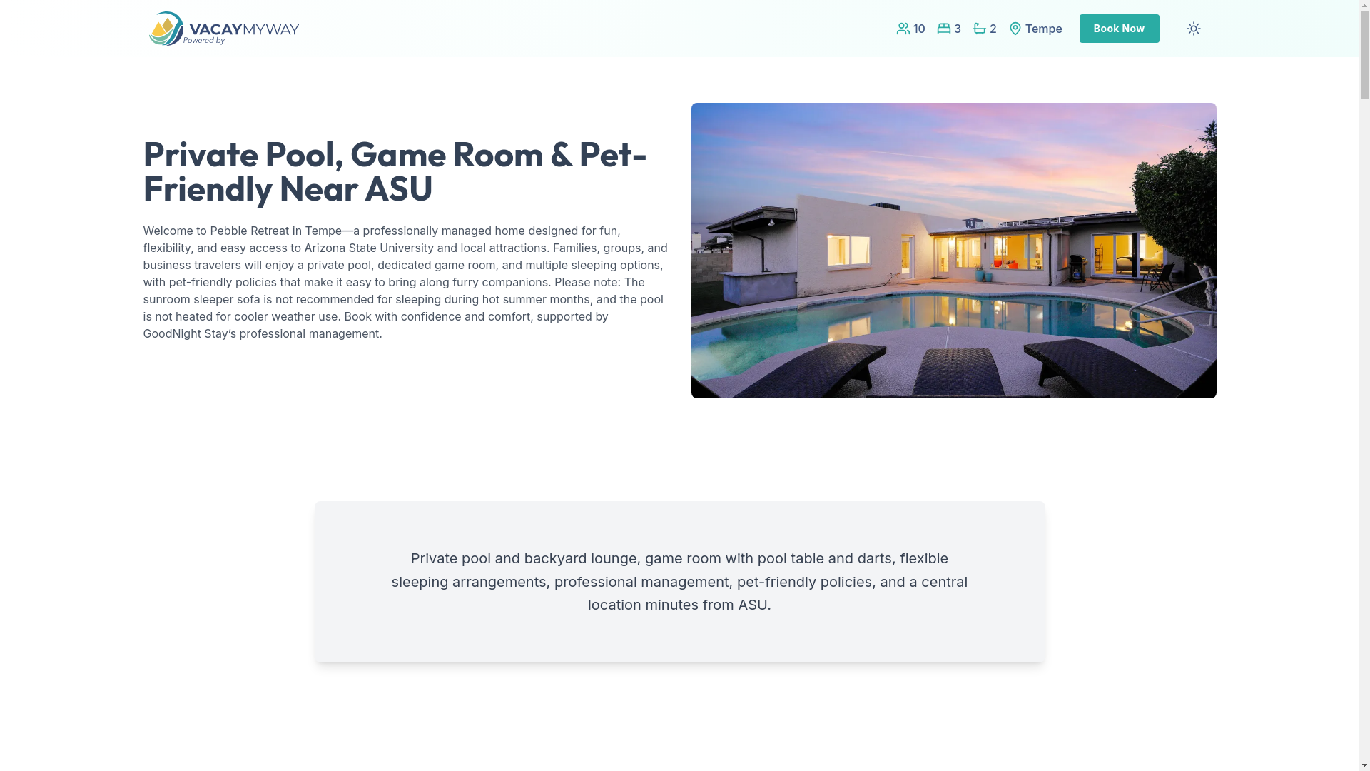 website screenshot of https://funvalley.house/