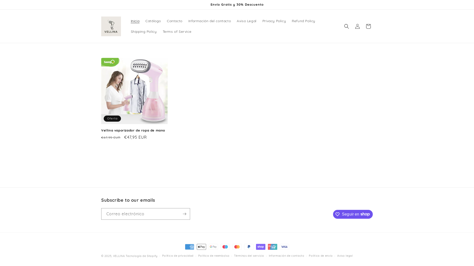 website screenshot of https://vellina.es/