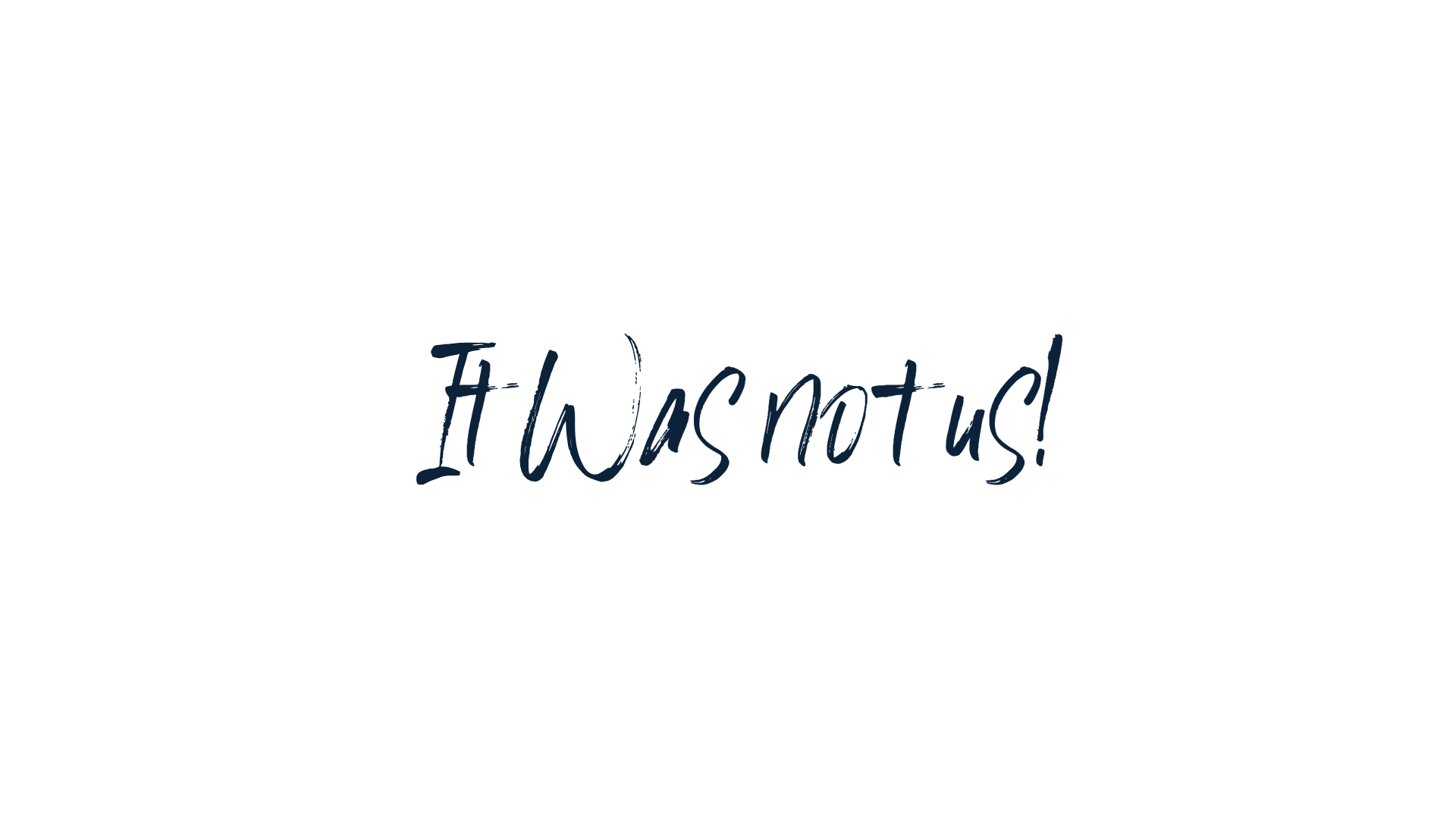 website screenshot of https://itwasnotus.com/