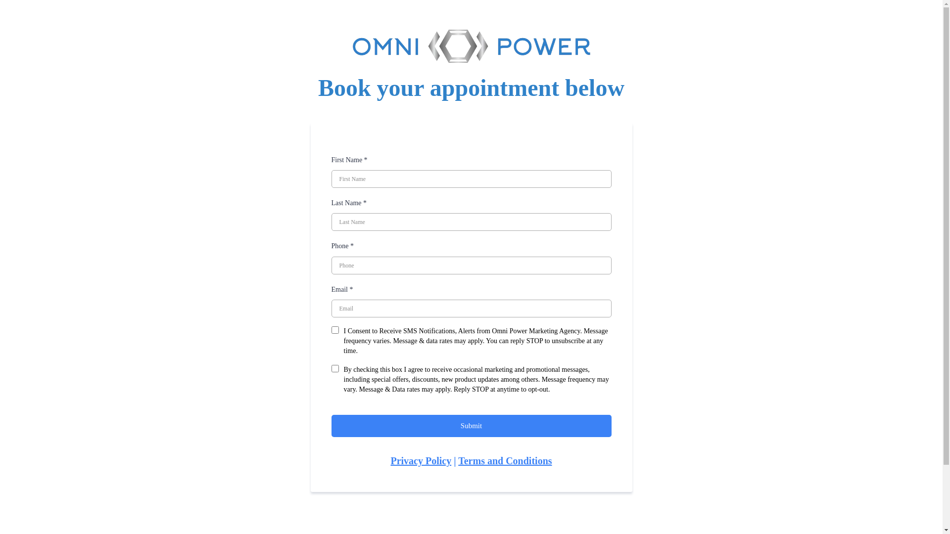 website screenshot of https://omnipowermarketingagency.com/