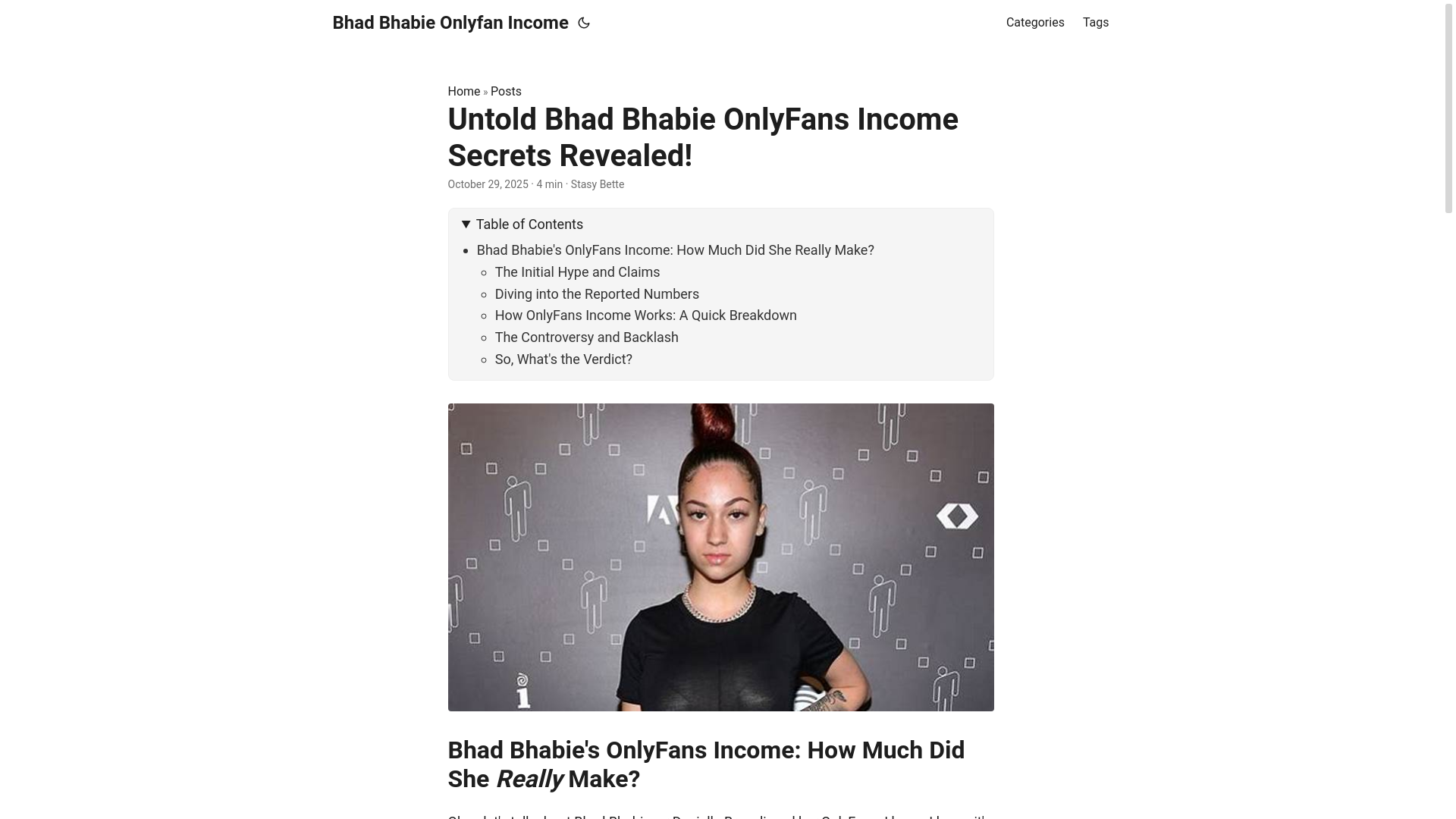website screenshot of https://bhad-bhabie-onlyfan-income.pages.dev/