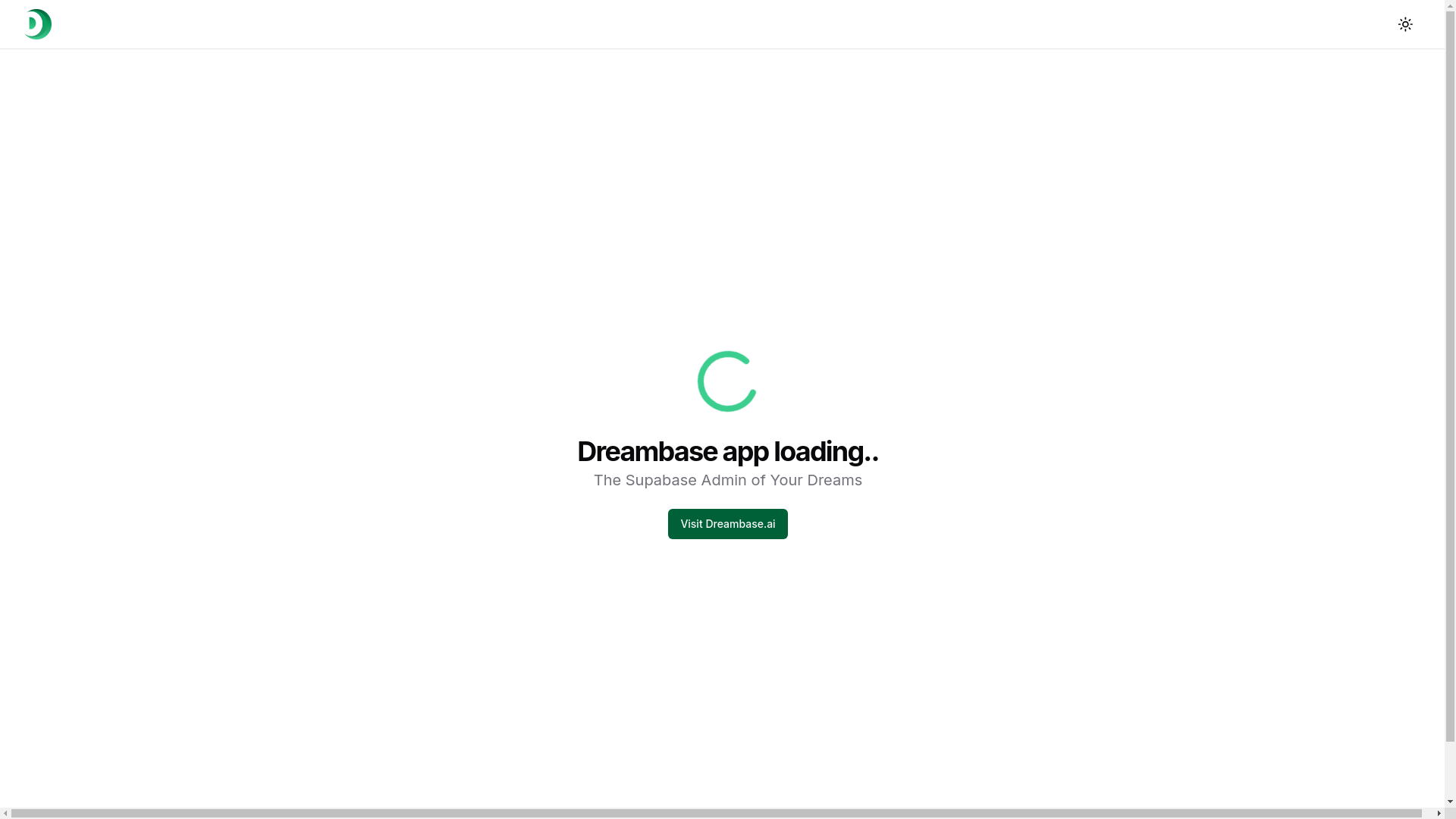website screenshot of https://dream-cloudflare-template.pages.dev/