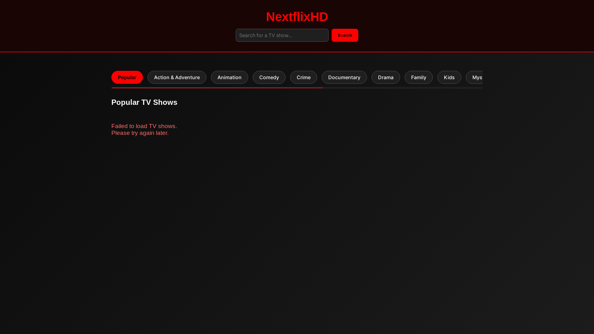 website screenshot of https://tvshow-nl.pages.dev/