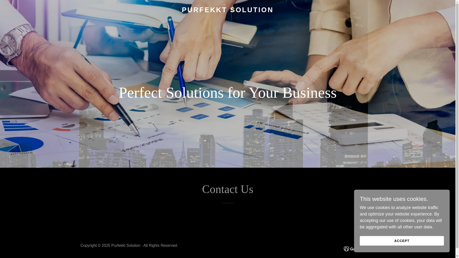 website screenshot of https://purfekktsolution.com/