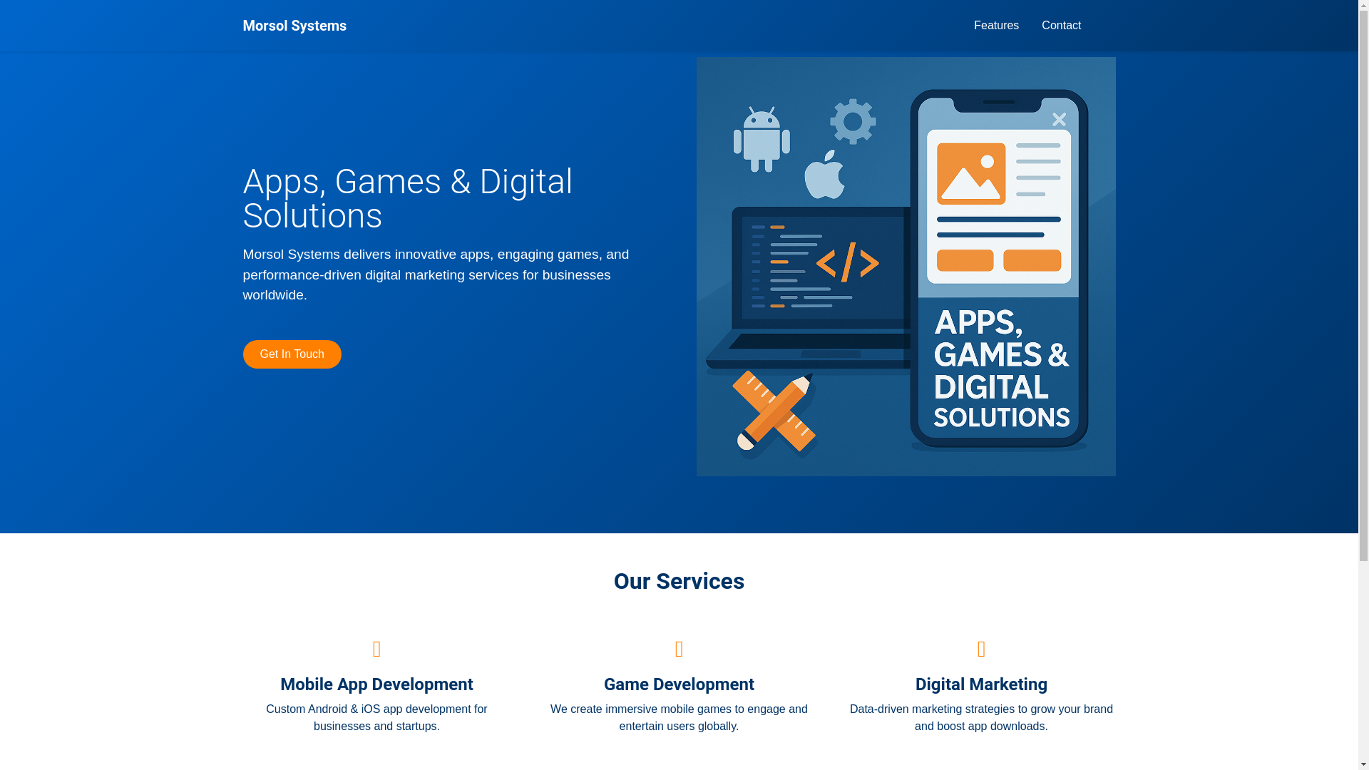 website screenshot of https://morsolsystems.com/