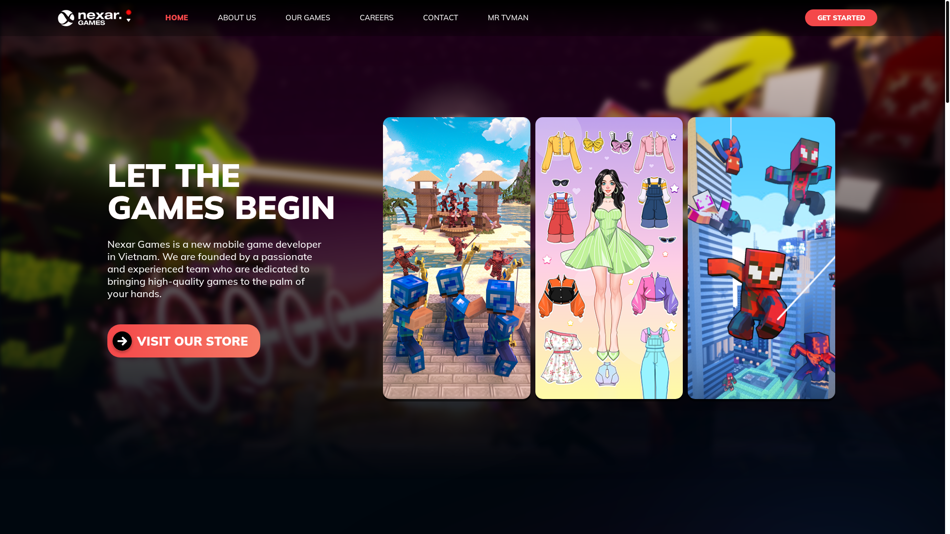 website screenshot of https://nexargames-com-homepage.pages.dev/