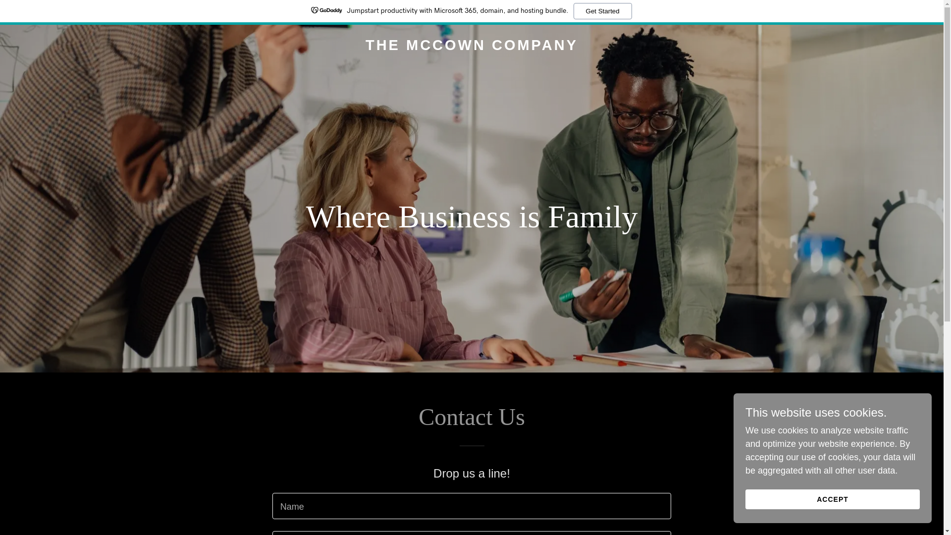 website screenshot of https://themccowncompany.com/