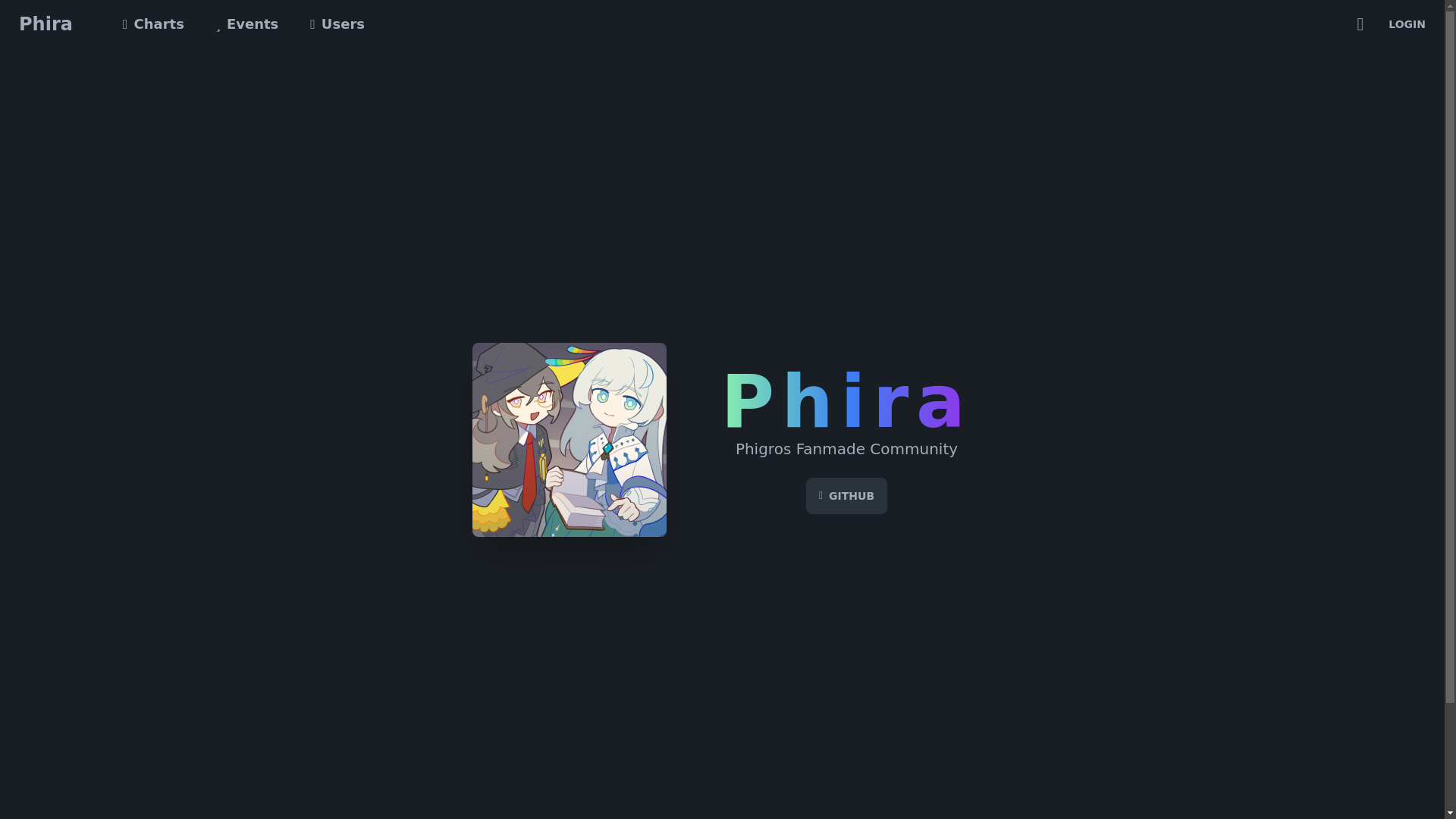 website screenshot of https://phira-web.pages.dev/