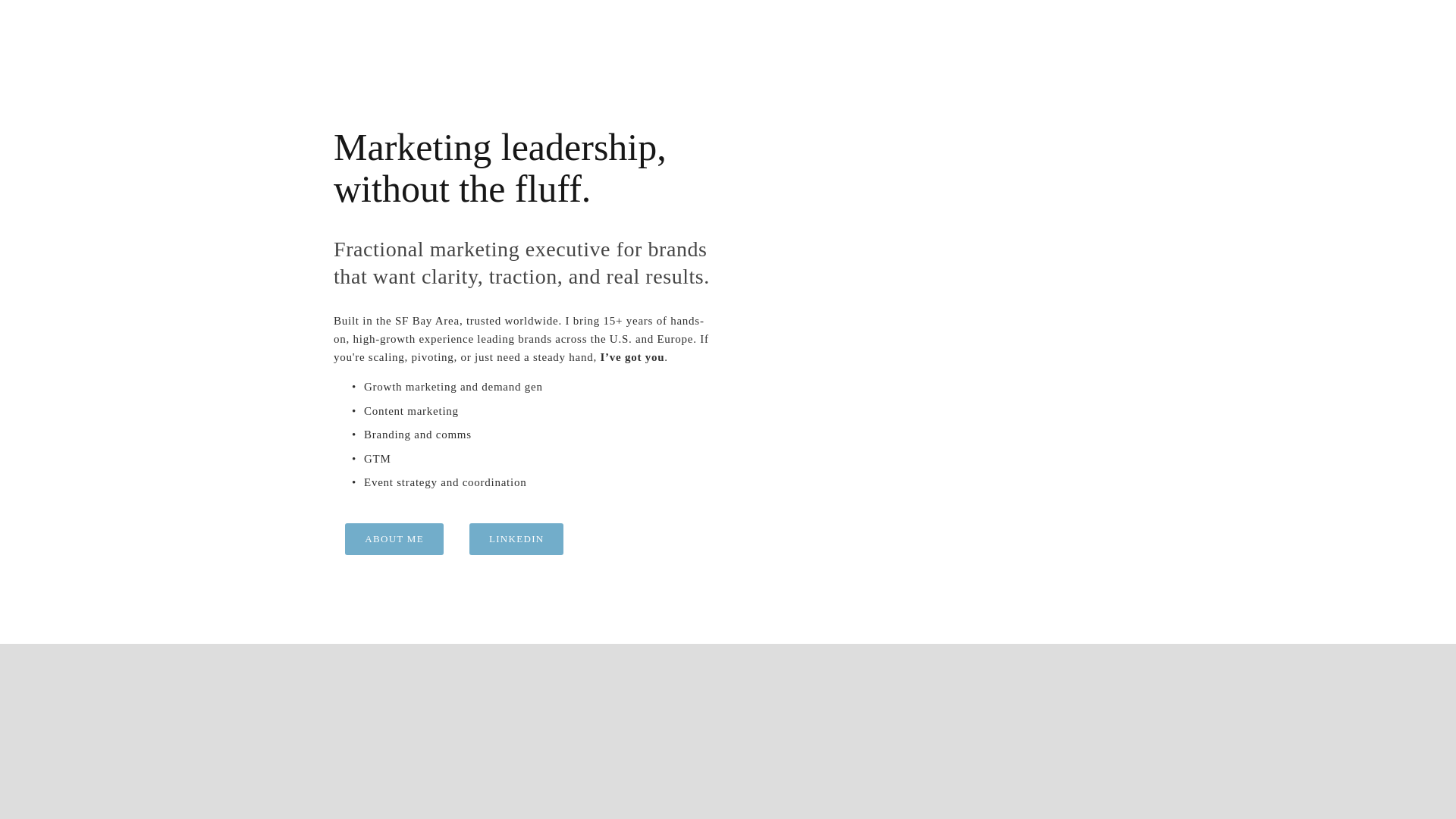 website screenshot of https://taylormcjohnson.com/